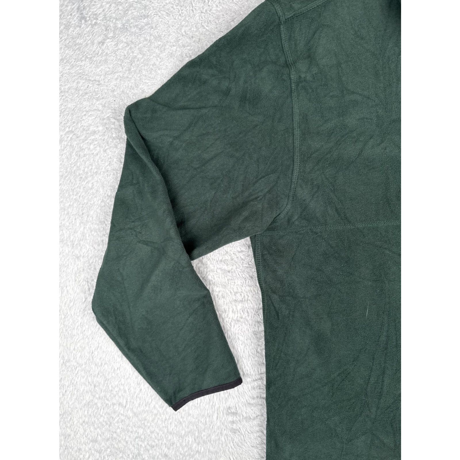 Timberland Timberland Fleece Pullover Mens XL Green Quarter Zip Chest Pocket Sweatshirt Size US XL / EU 56 / 4 - 3 Thumbnail