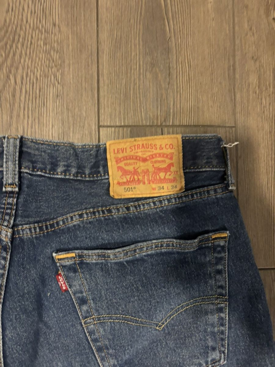 Levi's Levi 501 Stonewash Size US 34 / EU 50 - 4 Thumbnail