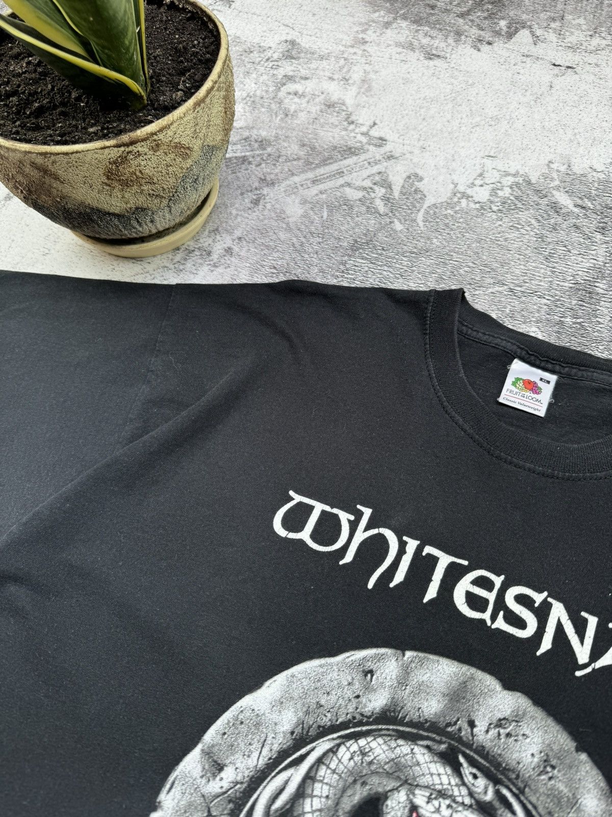 Band Tees Vintage 2004 Whitesnake Band Merch Cartoon T Shirt 90S-OOS Size US XL / EU 56 / 4 - 8 Thumbnail