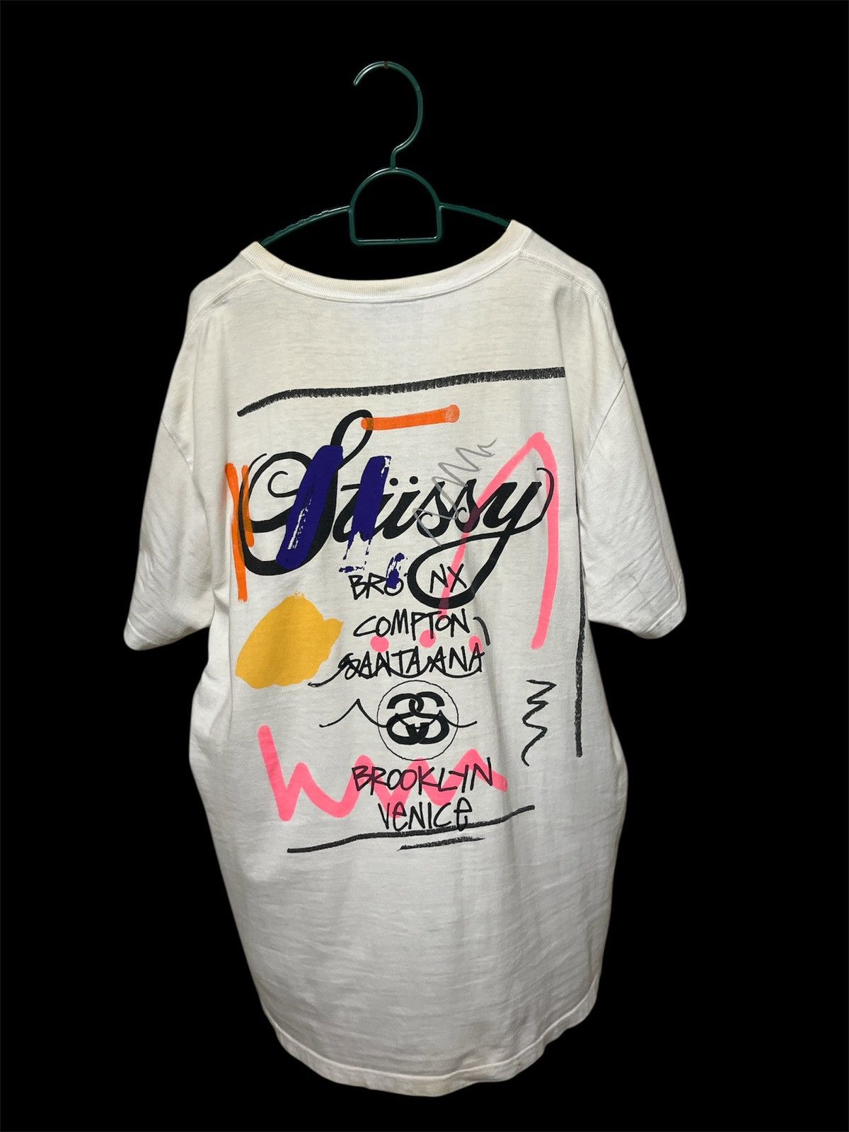 Stussy × Vintage Stussy White Shirt Size US M / EU 48-50 / 2 - 2 Thumbnail
