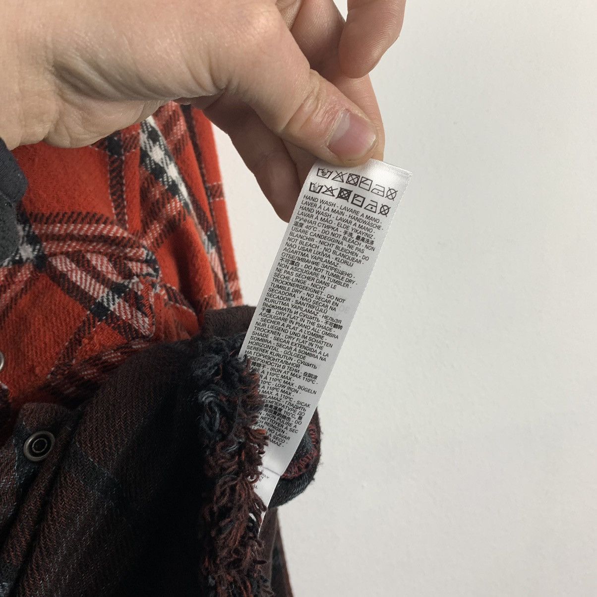 Diesel Diesel Avant Garde Punk Blouse Shirt Plaid Multi Pocket Y2K Size S / US 4 / IT 40 - 9 Thumbnail