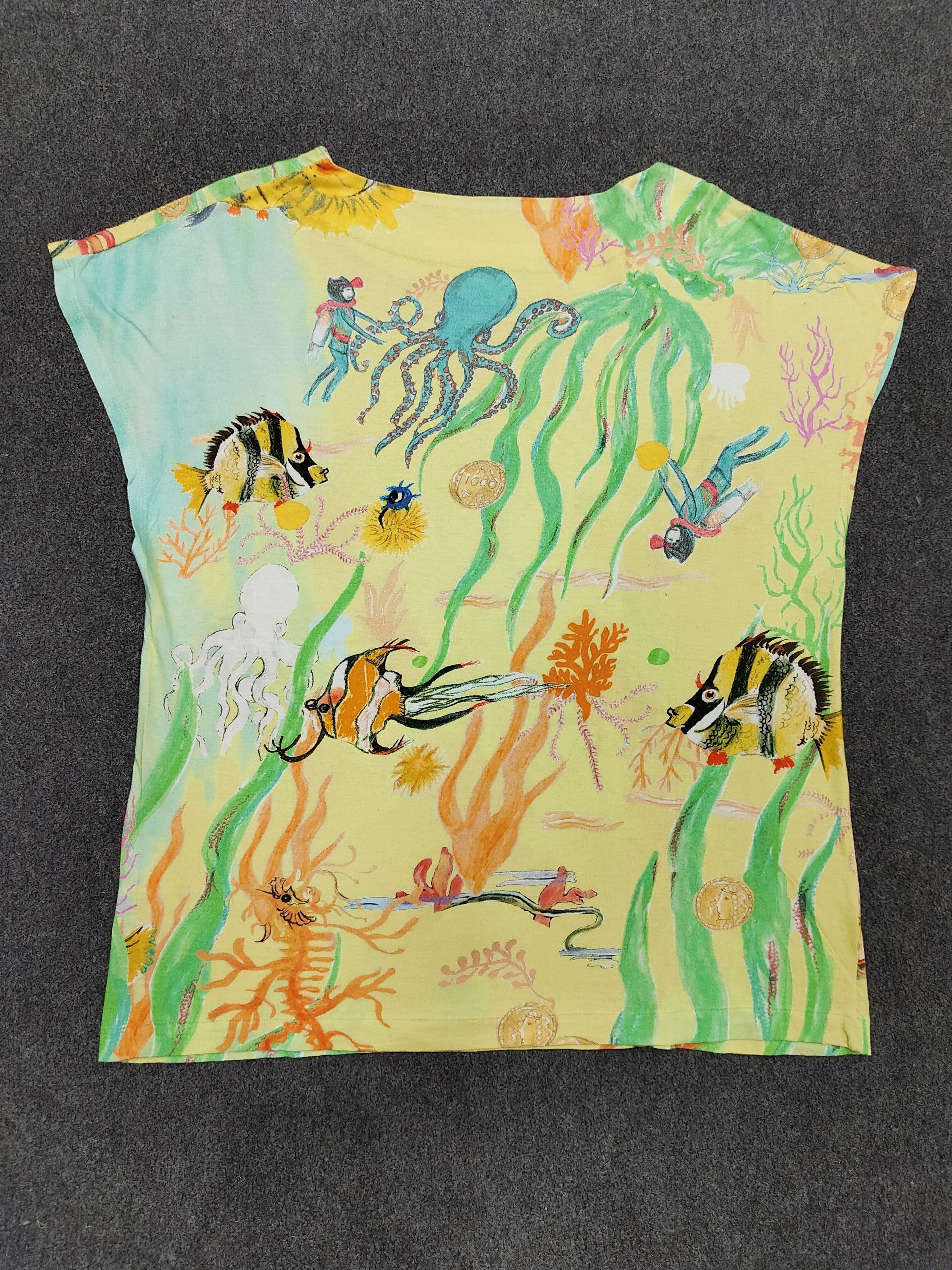 Tsumori Chisato Tsumori Chisato-Artwear Whimsical Fantasy Nature Graphic Top Size M / US 6-8 / IT 42-44 - 5 Thumbnail