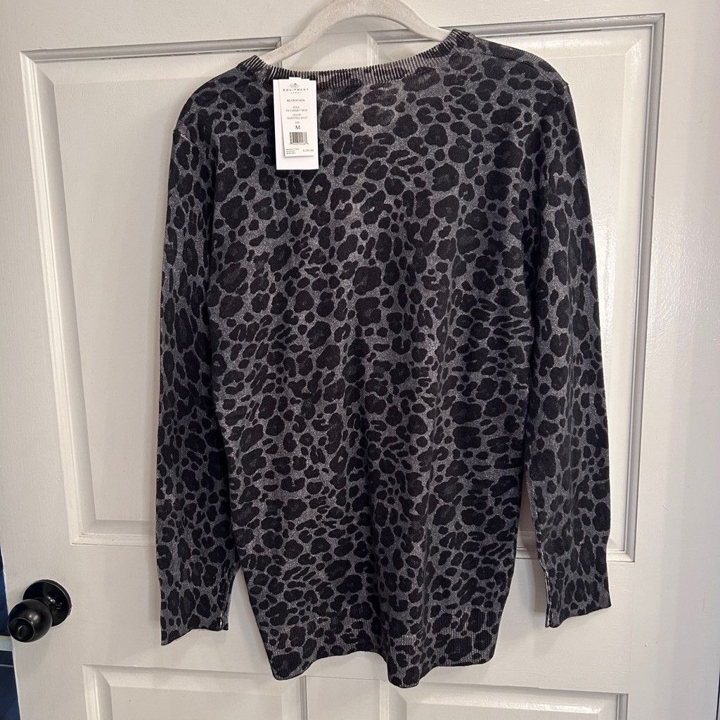 Equipment Women's Equipment Sweater, M, Gray Size M / US 6-8 / IT 42-44 - 3 Thumbnail