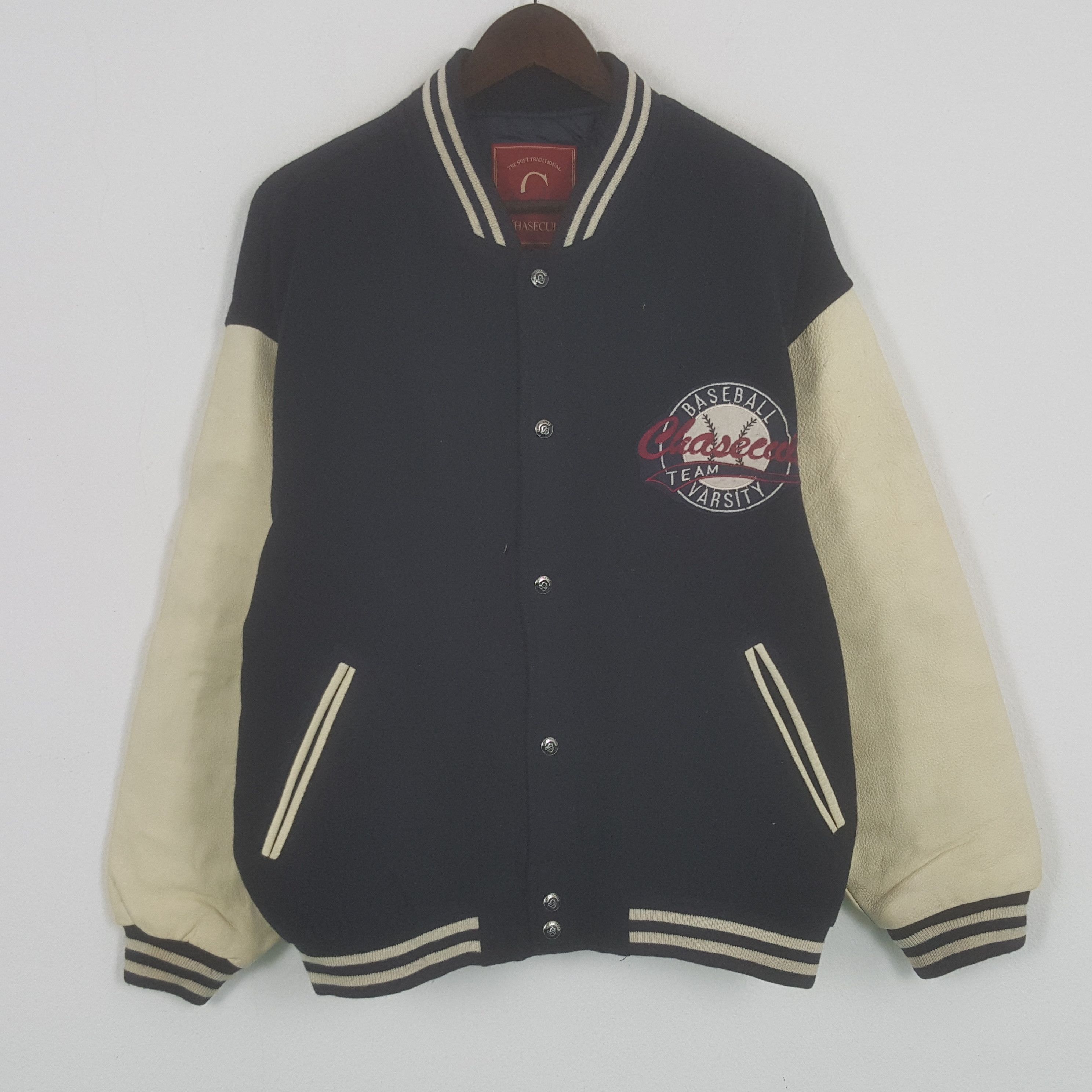 Vintage Vintage Chasecult Varsity Bomber Jacket Size US L / EU 52-54 / 3 - 3 Thumbnail