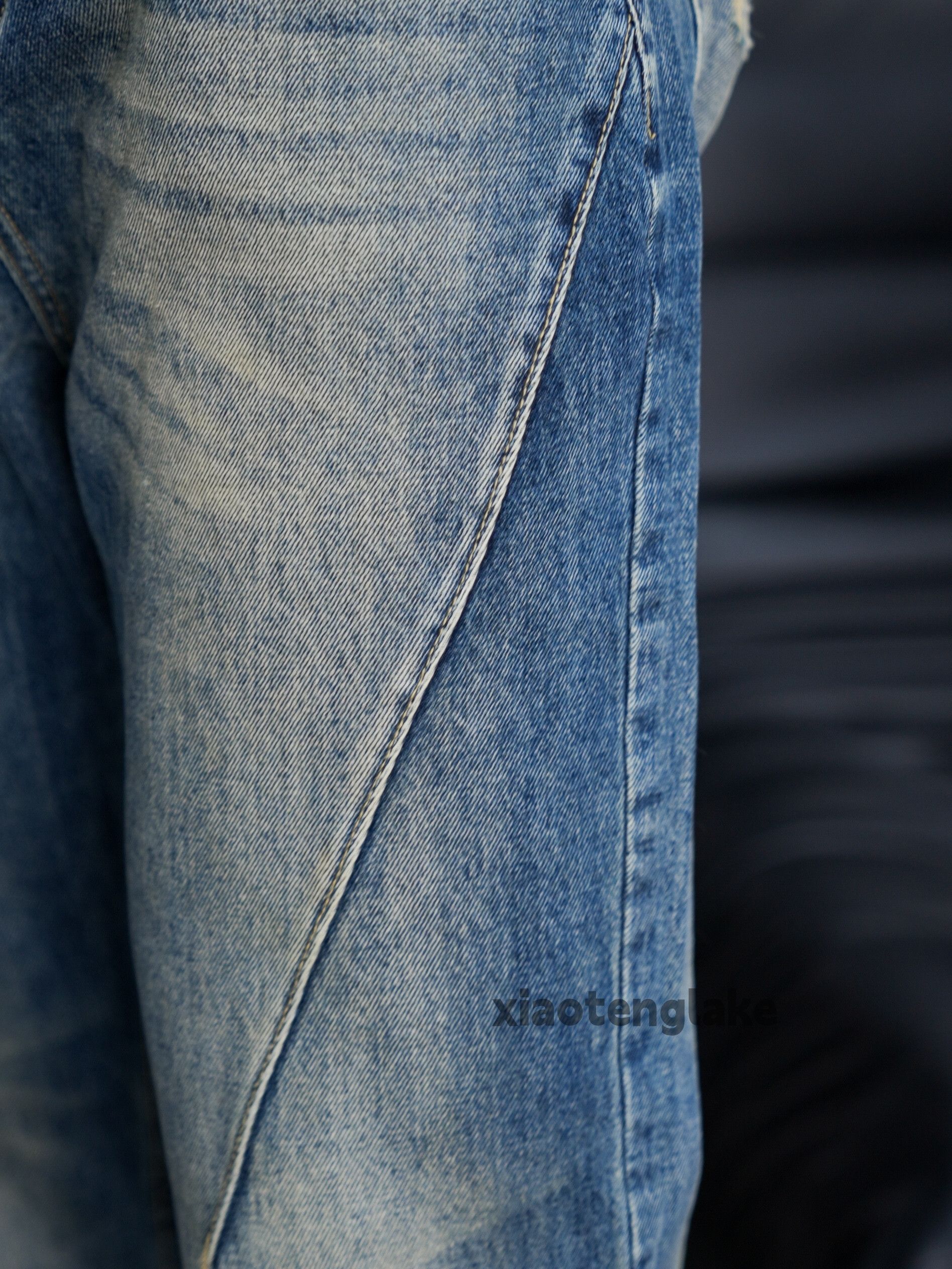 Jean × Vintage washed faded cleanfit yuppie bootcut flared jeans Size US 32 / EU 48 - 7 Thumbnail