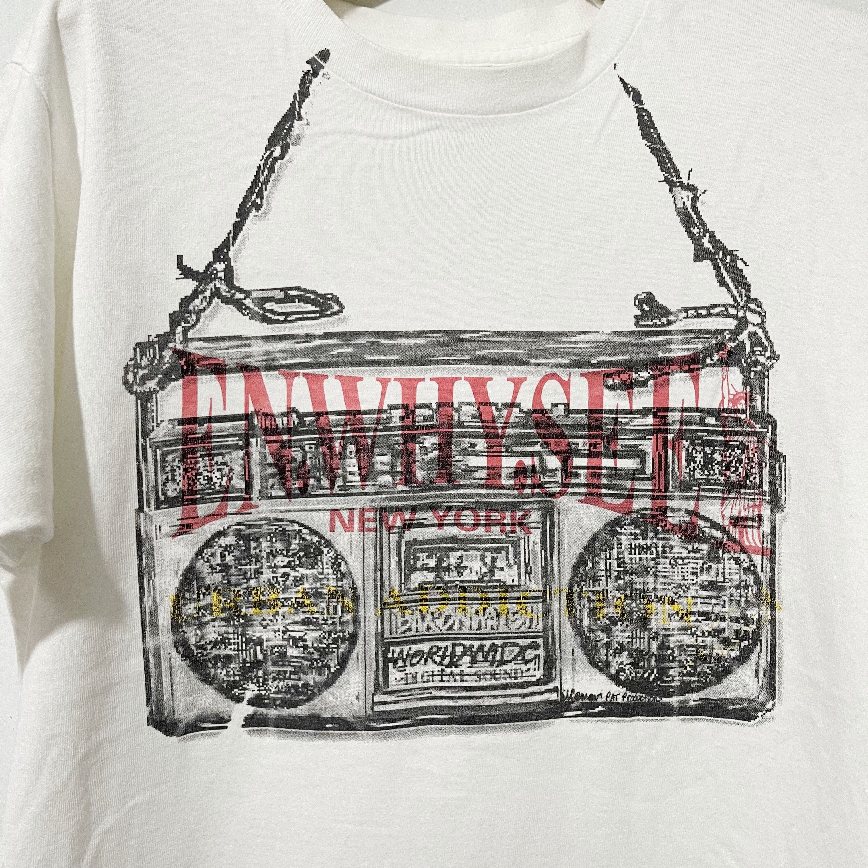 Vintage Vintage 90s New York T-Shirt Size US M / EU 48-50 / 2 - 2 Thumbnail