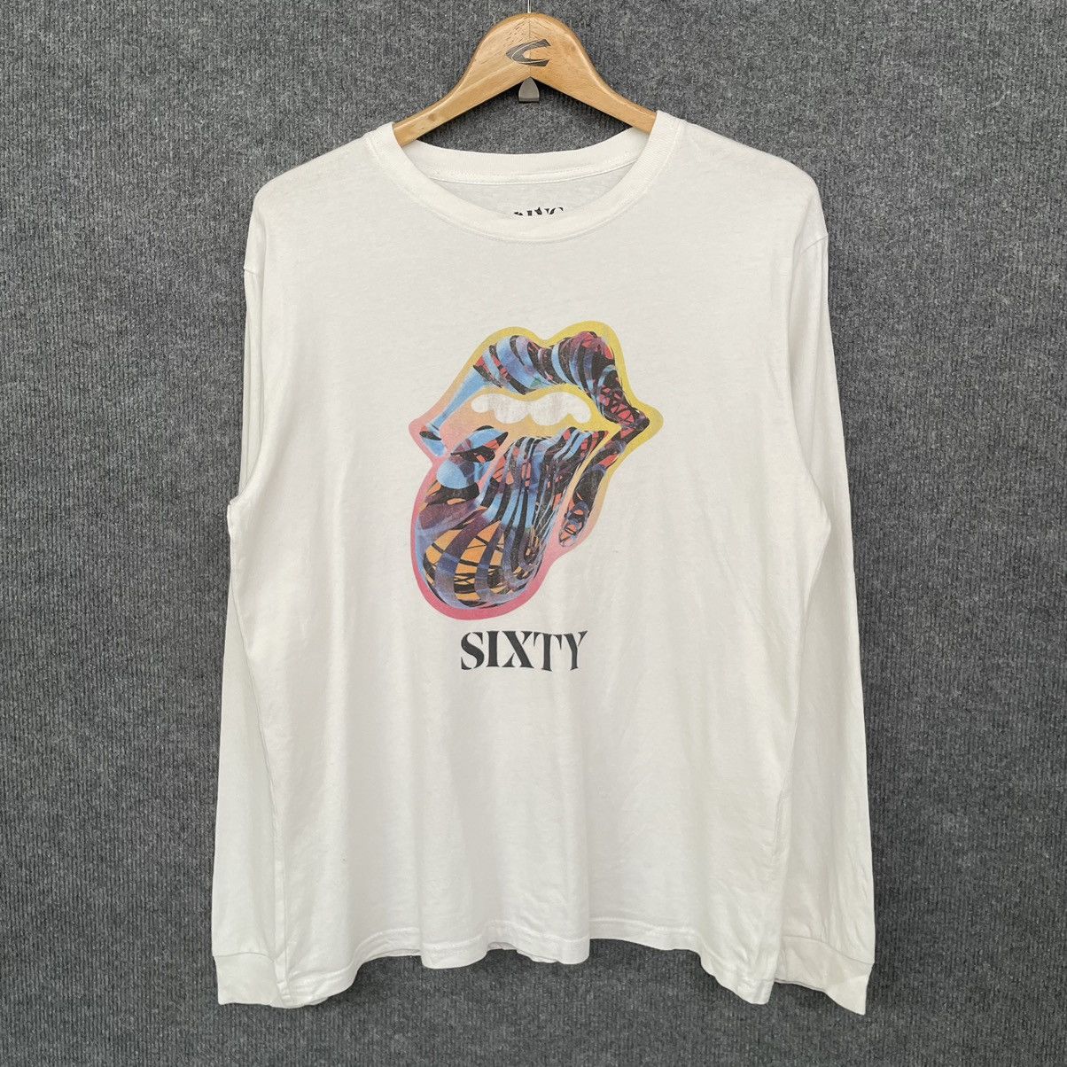 Band Tees × The Rolling Stones The Rolling Stones Sixty Cyberdelic Tongue Official Reissue Size US M / EU 48-50 / 2 - 1 Thumbnail