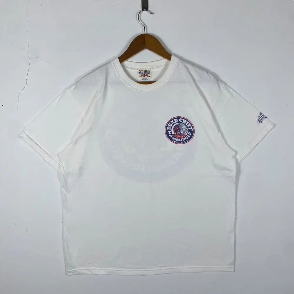 Japanese Brand DEAD CHIEF HAMBURGER Heath Knackered Graphic Tee Shirt Size US XL / EU 56 / 4 - 3 Thumbnail