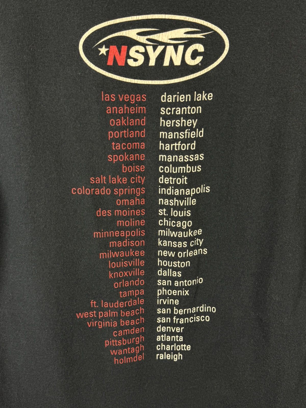 Band Tees 90s Vintage 1999 Nsync Justin Timberlake Tour T-Shirt S Size US S / EU 44-46 / 1 - 6 Thumbnail
