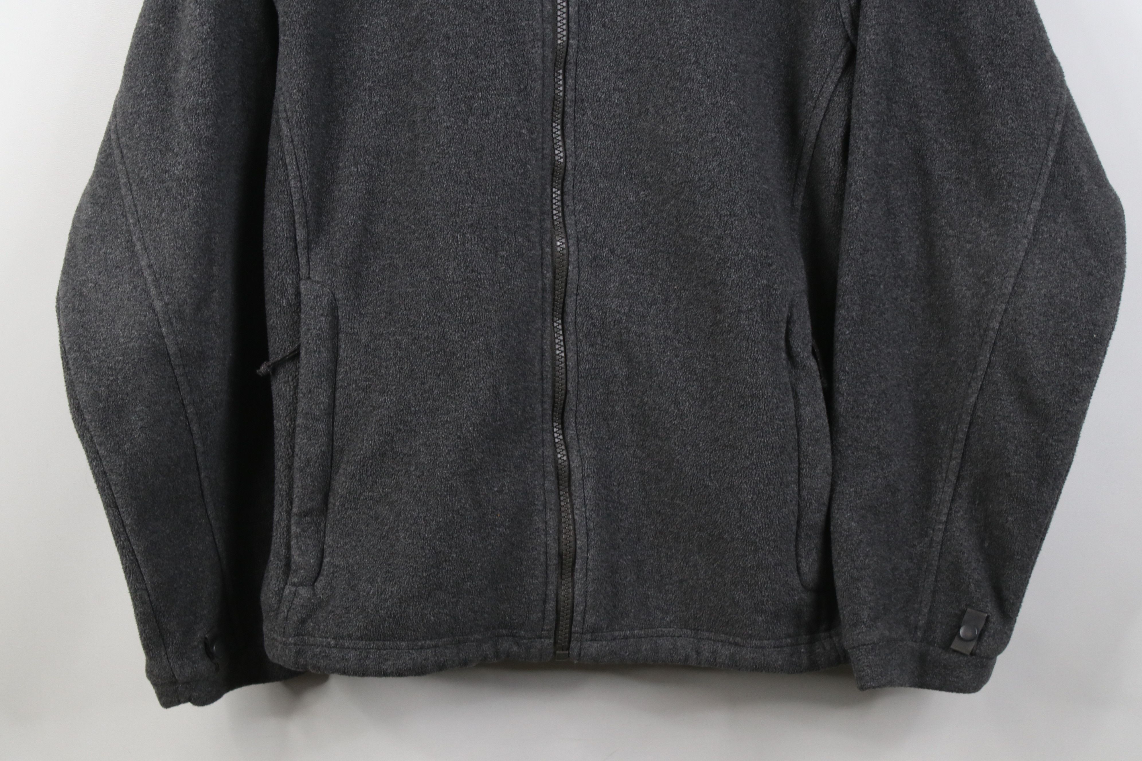 The North Face Vintage The North Face Spell Out Full Zip Fleece Jacket Gray Size US S / EU 44-46 / 1 - 3 Thumbnail