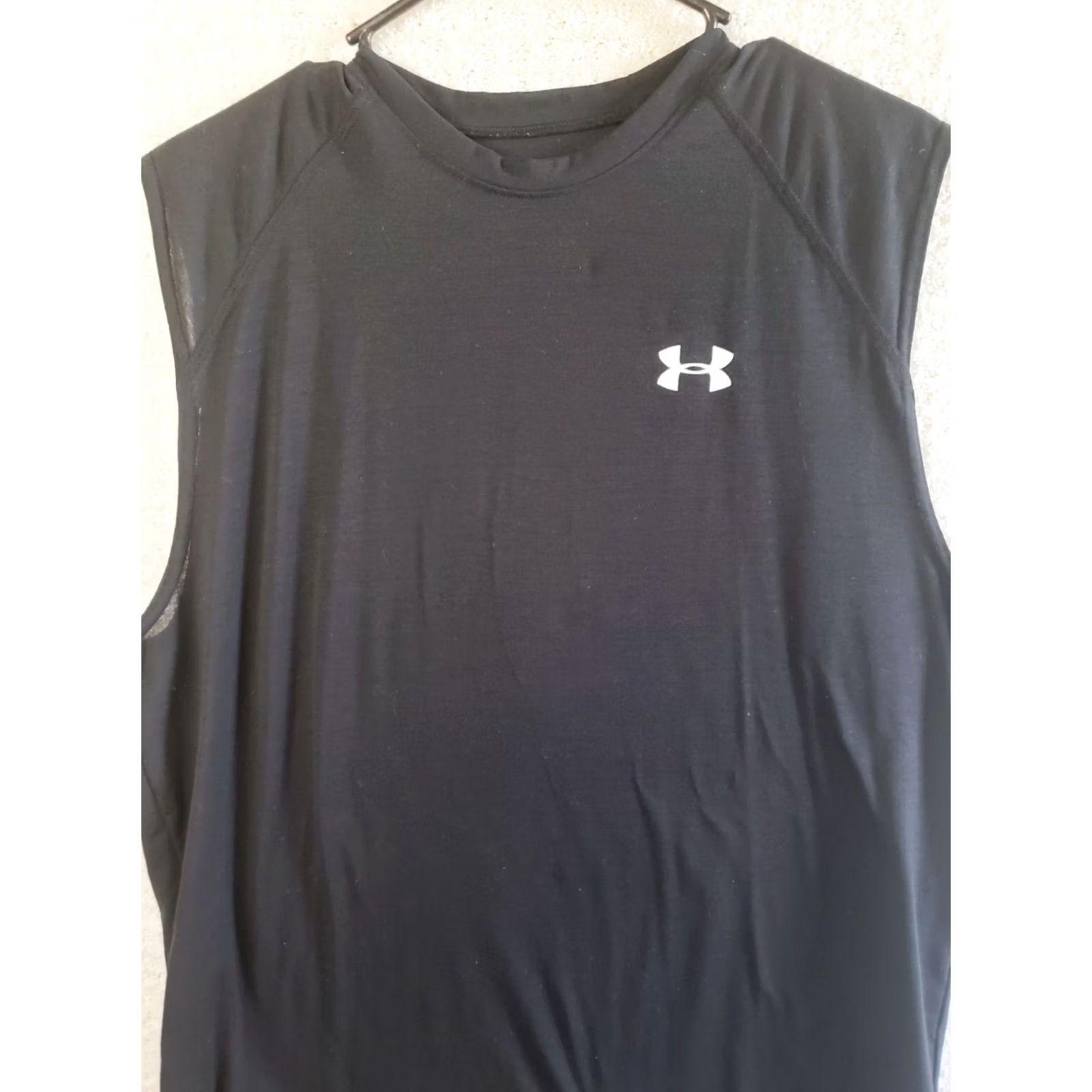 Under Armour VINTAGE? No. UNDER ARMOUR UA Heat Gear Loose Fit Sleeveless Tank Top Men's M Black Size US M / EU 48-50 / 2 - 3 Thumbnail