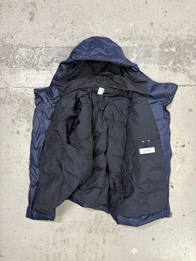 Versace Versace Navy Quilted Nylon Asymmetrical Puffer Jacket Size US S / EU 44-46 / 1 - 7 Thumbnail