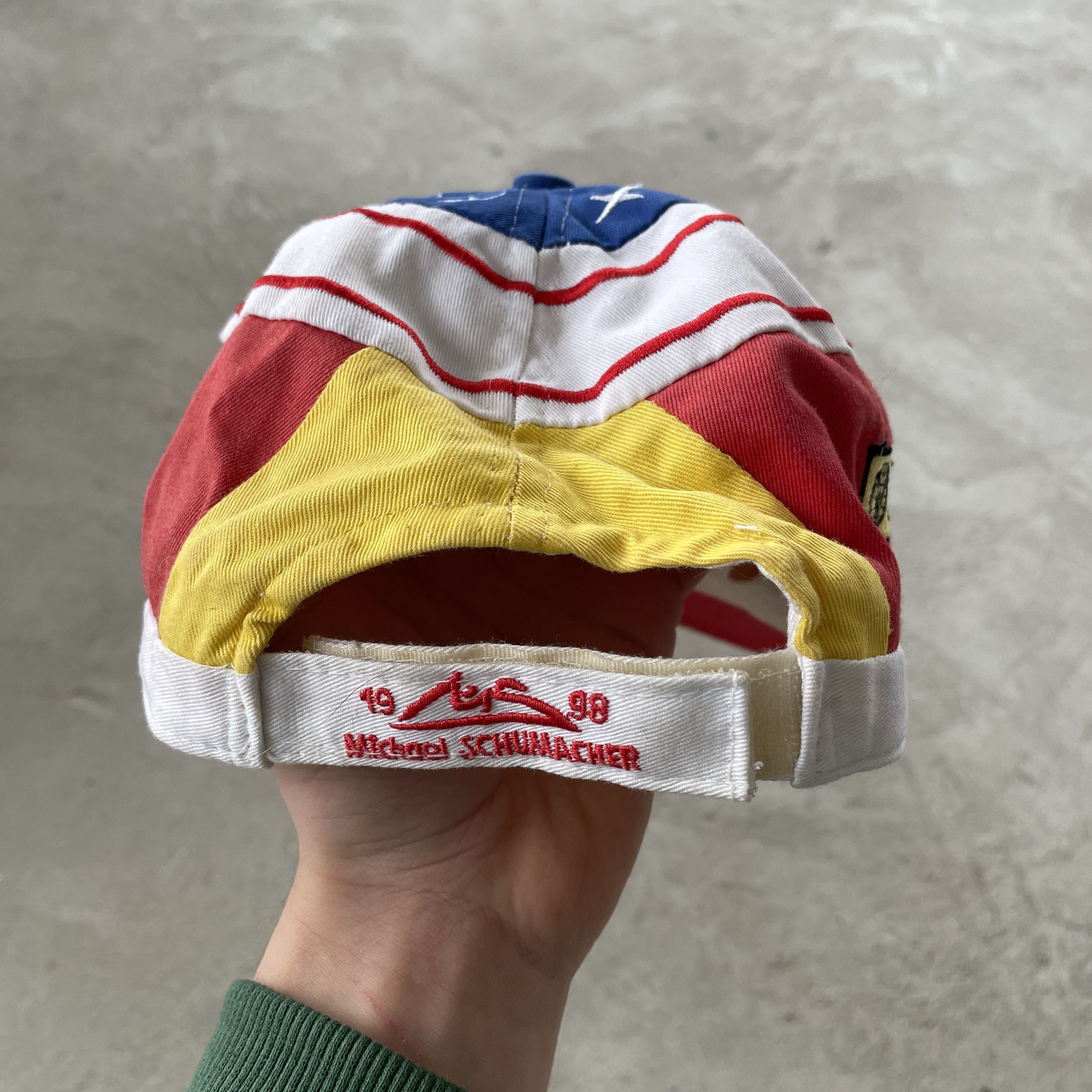 Formula 1 Vintage 90s Michael Schumacher F-1 Racing Cap Size ONE SIZE - 3 Thumbnail