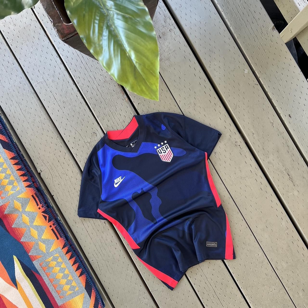 Nike × Vintage Usa Soccer Jersey Size US S / EU 44-46 / 1 - 1 Thumbnail