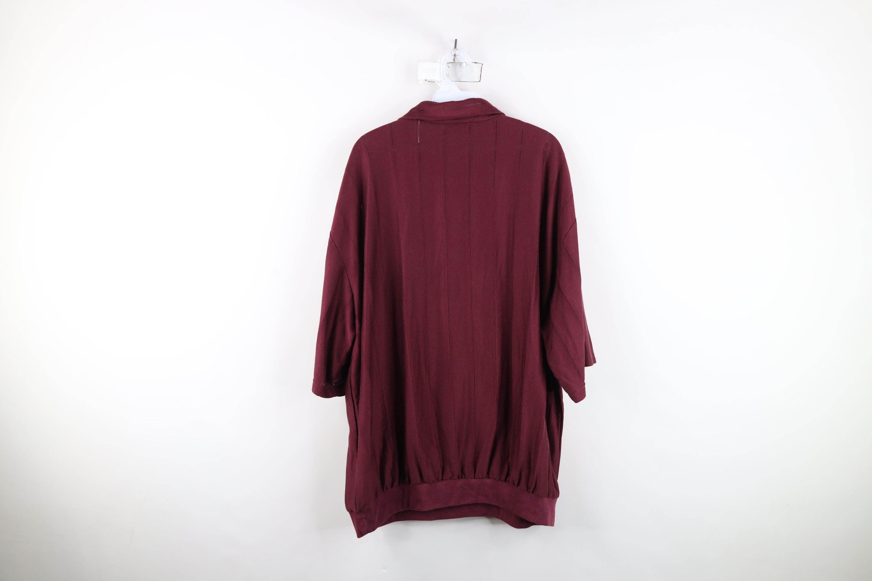 Vintage Vintage 90s Streetwear Knit Collared Pullover Polo Shirt Size US XXL / EU 58 / 5 - 10 Thumbnail