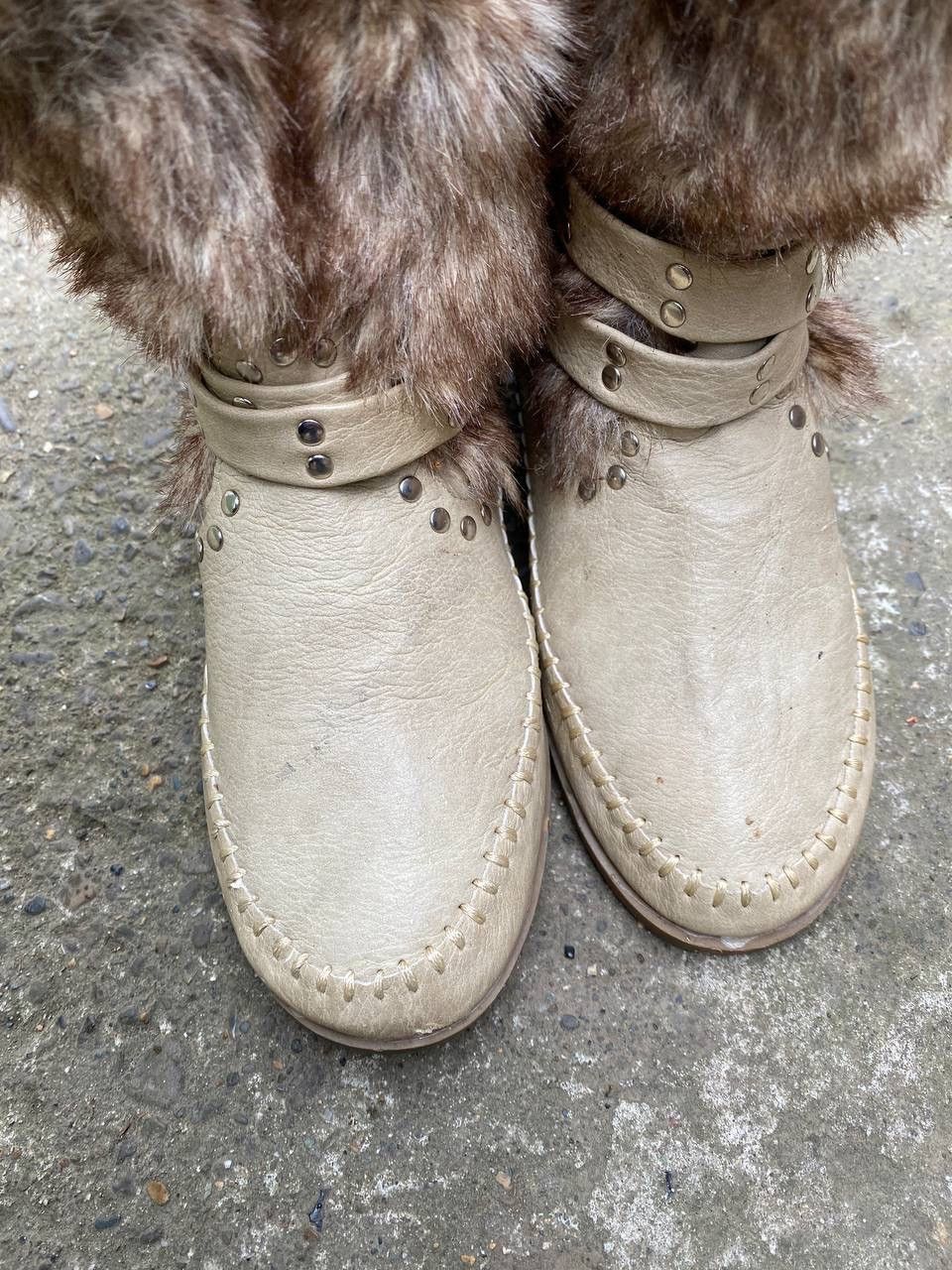 Japanese Brand Mohair LGB as98 style vintage distressed boots shoes Size US 7 / IT 37 - 6 Thumbnail