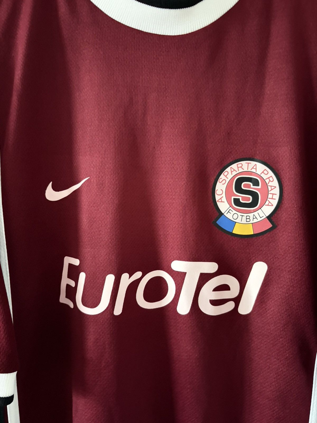 Sparta Praha nike 1999-2001 domowa Vintage Marco — zdjęcie 2