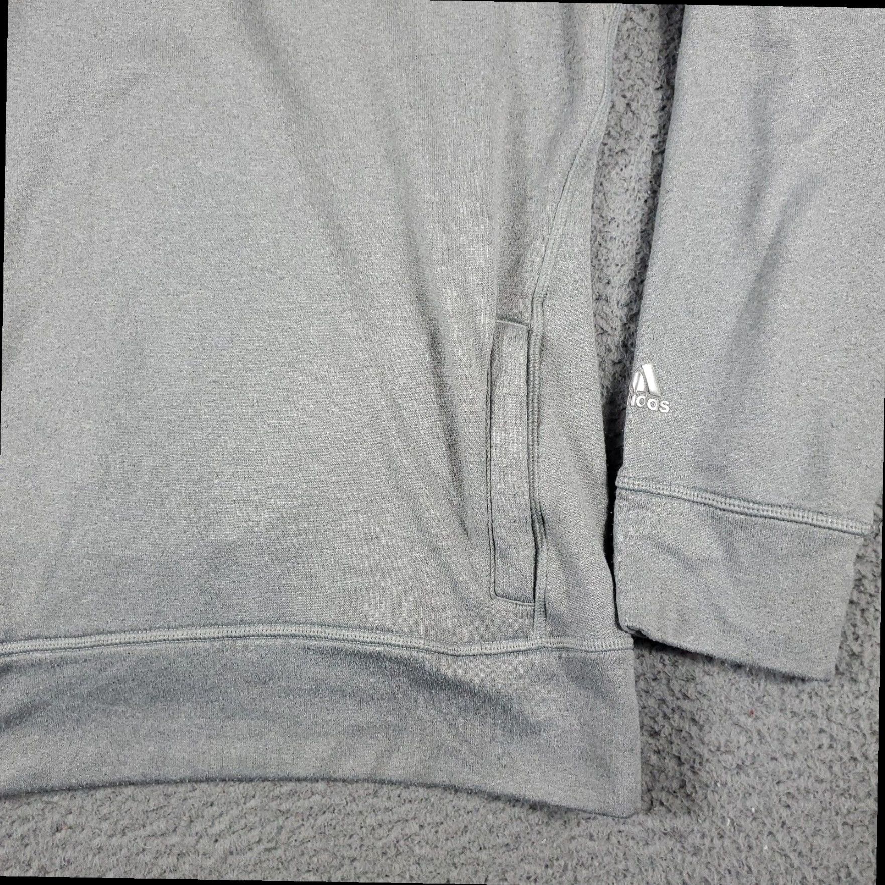 Adidas Adidas Women's Large Gray Pullover Hoodie Sweatshirt Ladies Size L / US 10 / IT 46 - 5 Thumbnail