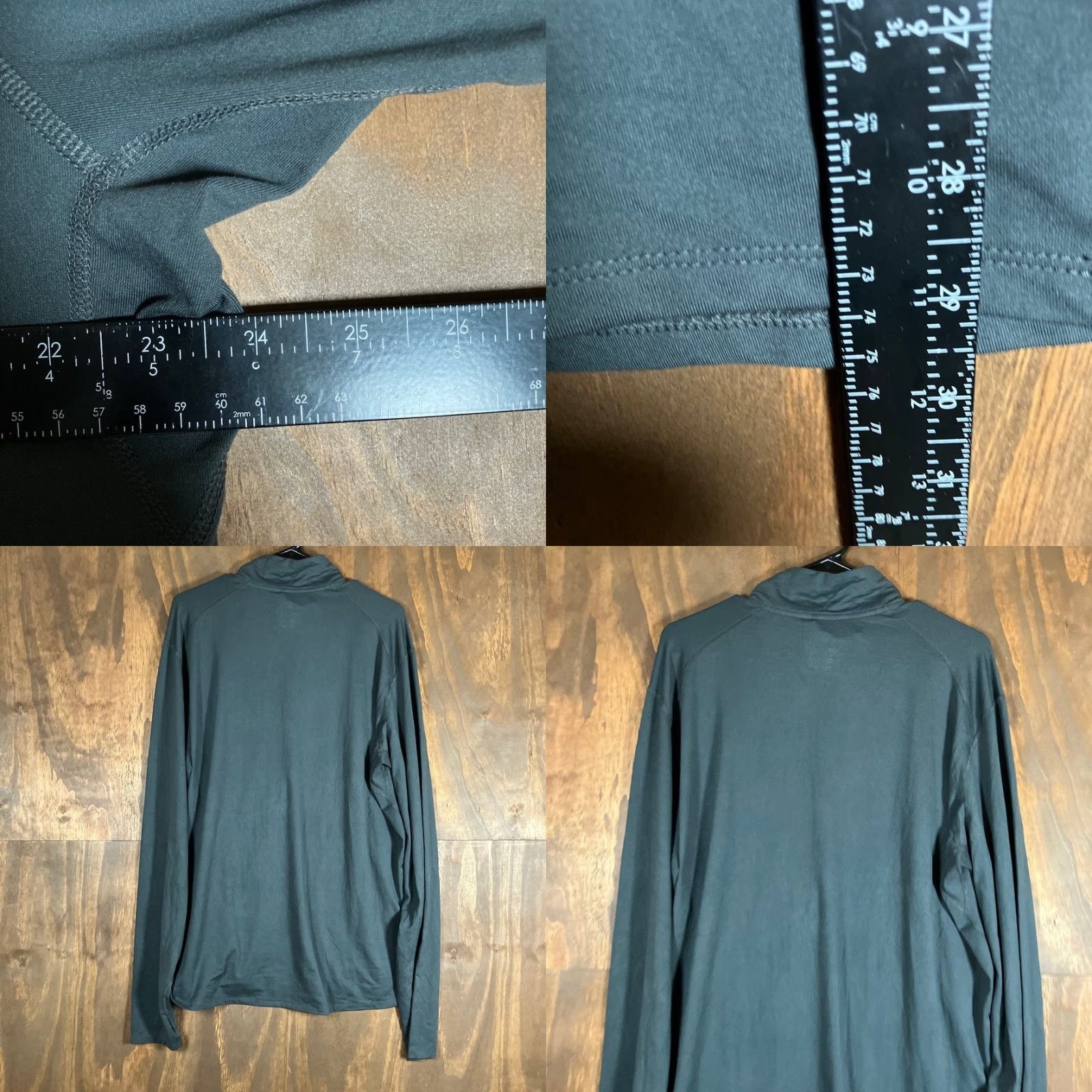 Nike VINTAGE Nike Mens Jacket Gray 1/4 Zip DriFit Performance Athletic Lightweight Stretch XL Track Jacket Mens Size US XL / EU 56 / 4 - 8 Thumbnail