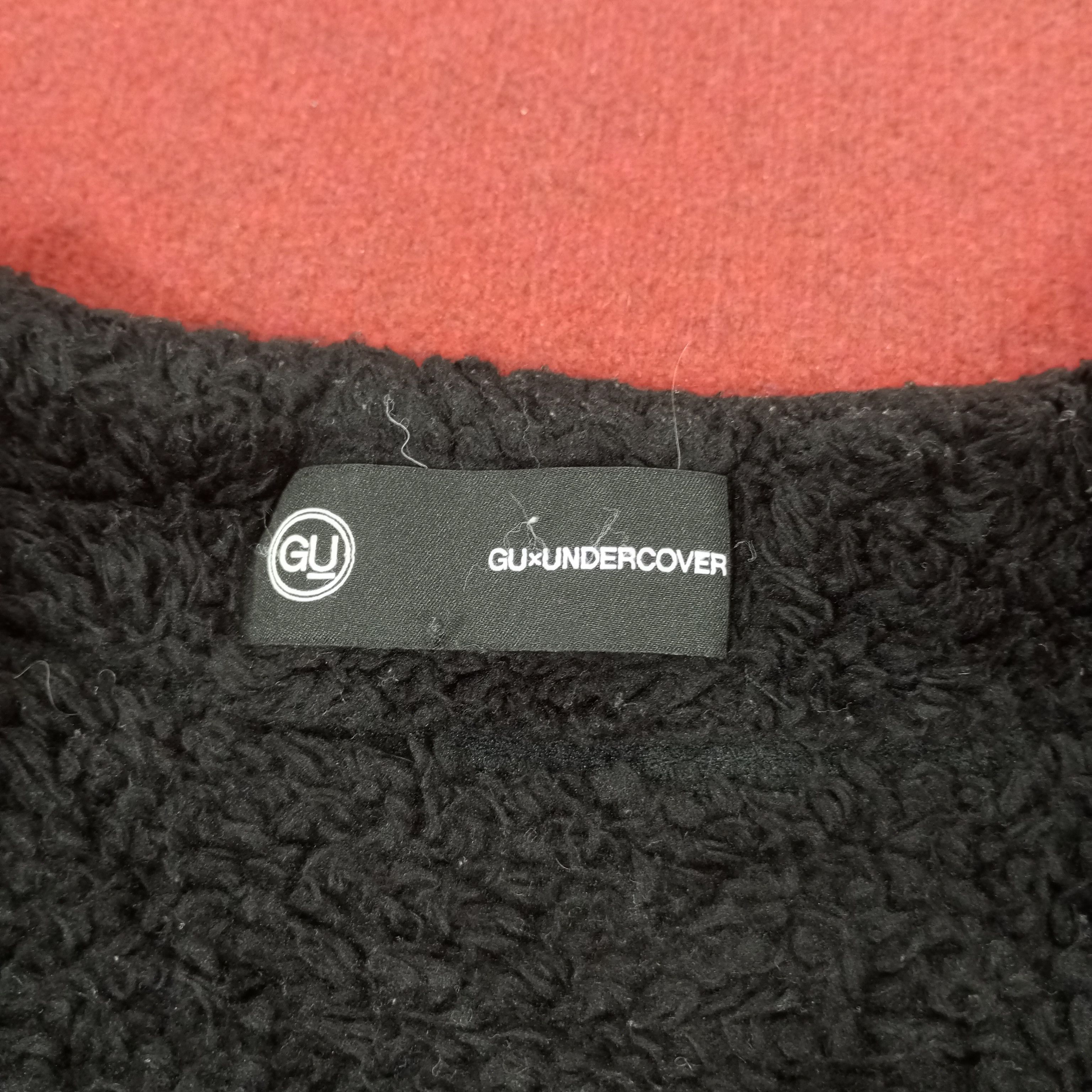 GU GU X Undercover Japanese Brand Fleece Jacket Size US L / EU 52-54 / 3 - 6 Thumbnail