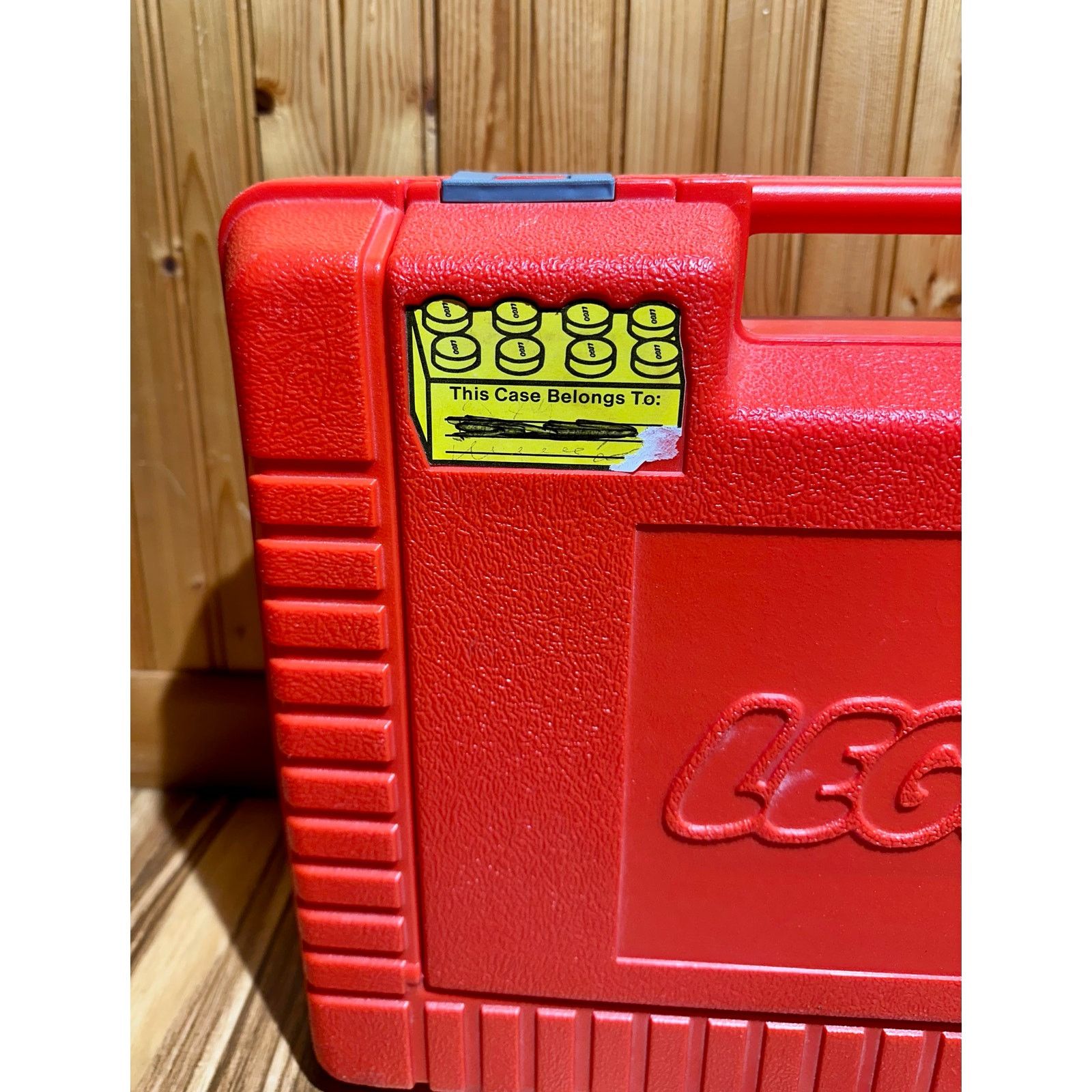 LEGO VintageLEGO 1985 RedPlastic StorageCarrying Case 15"x12"x4" Size ONE SIZE - 4 Thumbnail