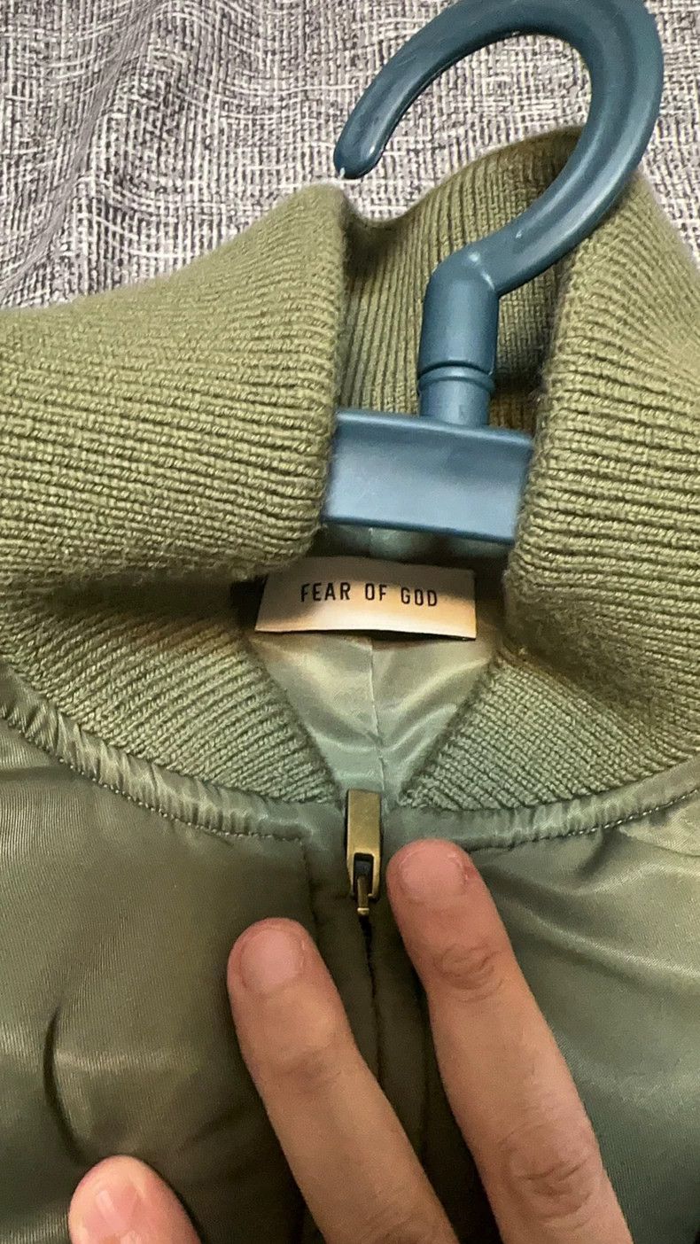 Fear of God Fear of God Olive green Bomber jacket Size US S / EU 44-46 / 1 - 4 Thumbnail