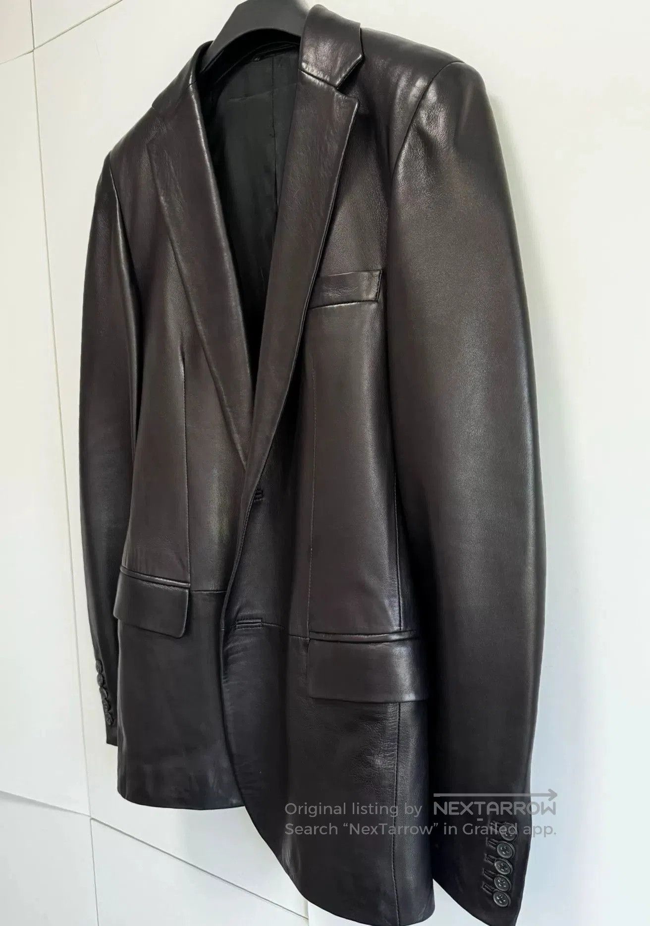 Tom Ford Gucci Leather Blazer (Tom Ford Era). Size US S / EU 44-46 / 1 - 1 Thumbnail