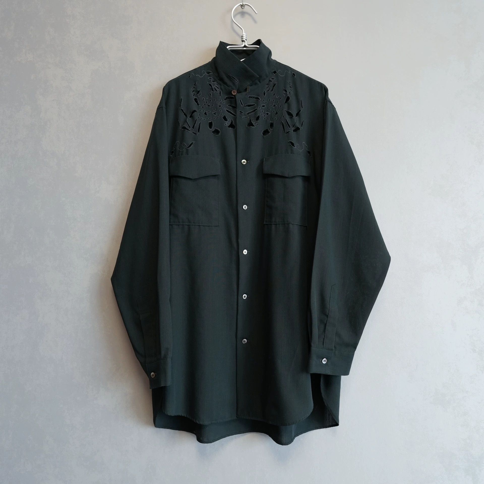 Yohji Yamamoto Yohji Yamamoto 96SS F&B Crab Hollow Shirt (Moth-eaten) Size US M / EU 48-50 / 2 - 2 Thumbnail