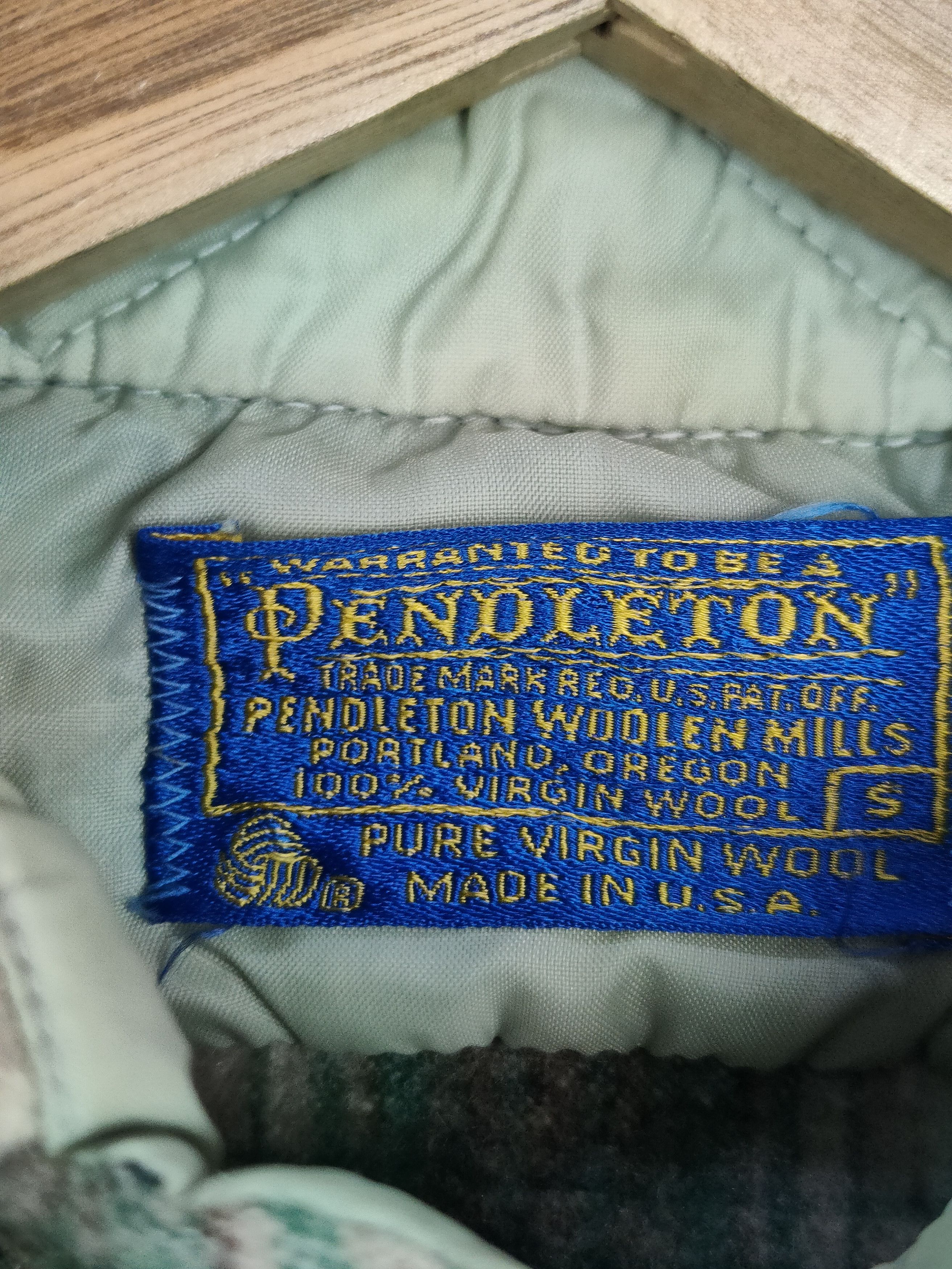 Pendleton × Vintage Vintage Pendleton Wool Flannel Shirt Size US S / EU 44-46 / 1 - 4 Thumbnail