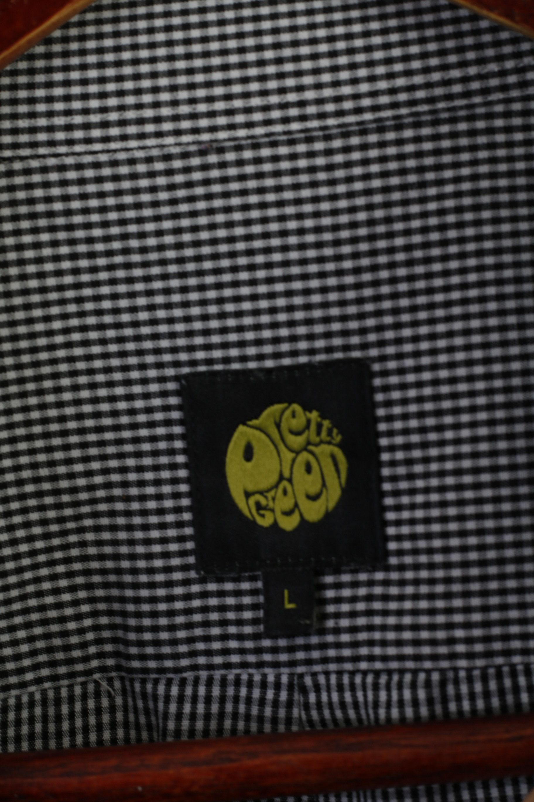 Pretty Green Pretty Green Men L Casual Shirt Black White Check 8813 Size US L / EU 52-54 / 3 - 5 Thumbnail