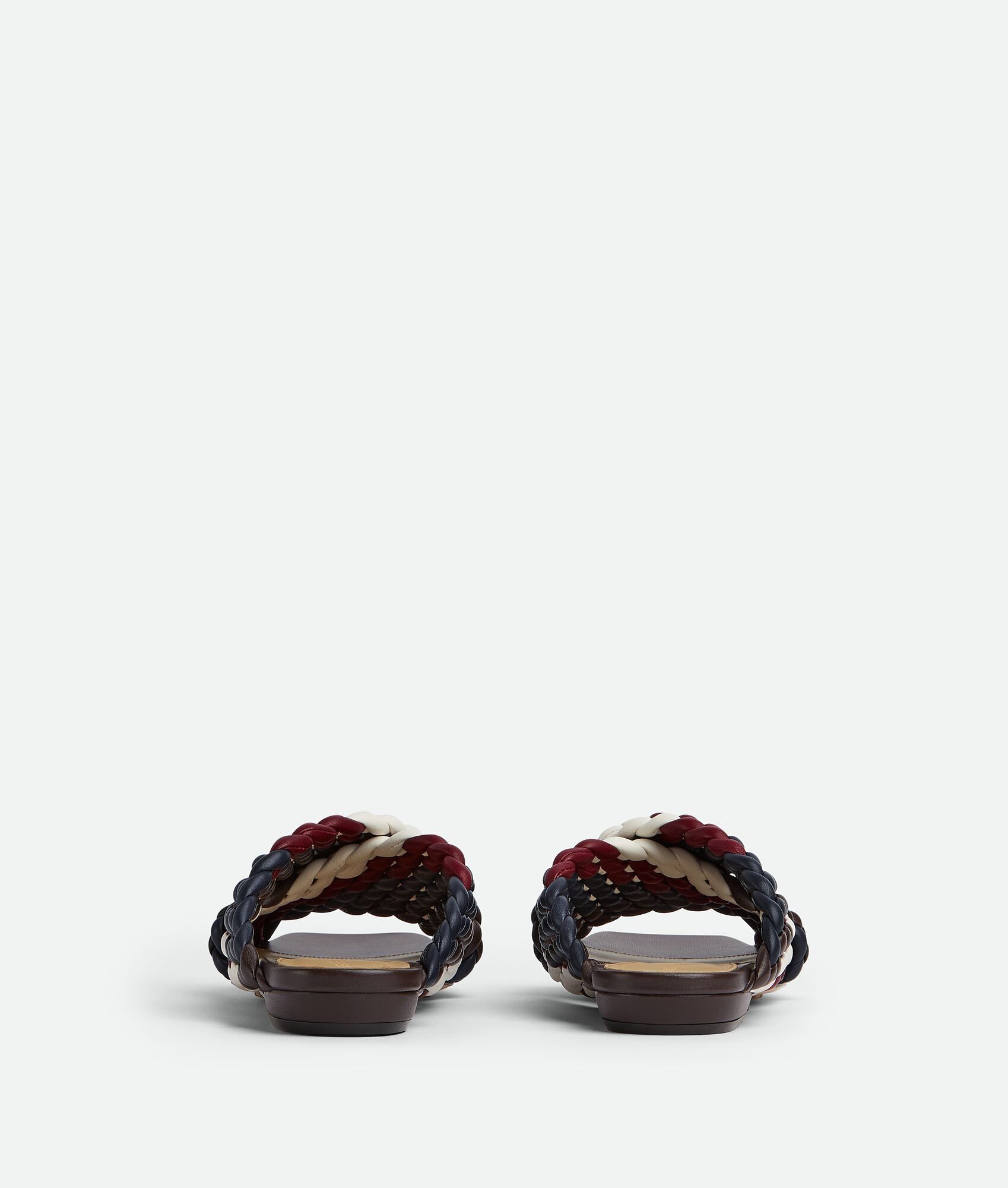 Bottega Veneta o1loc1c0125 729711 Canalazzo Flat Sandals in Multicolor Size US 8 / IT 38 - 3 Thumbnail