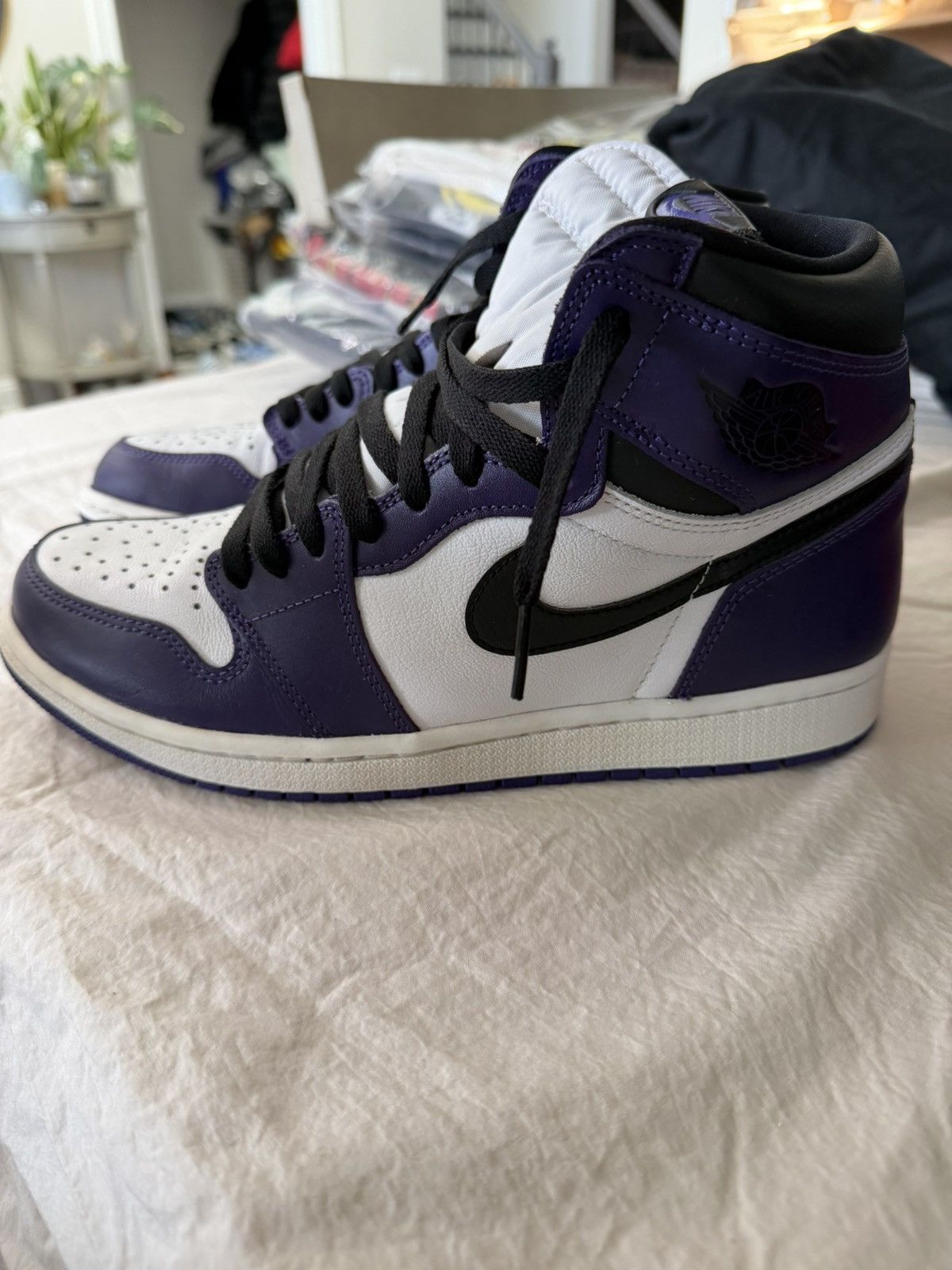 Jordan Brand Jordan 1 high Court purple size 10 mens Size US 10 / EU 43 - 1 Thumbnail