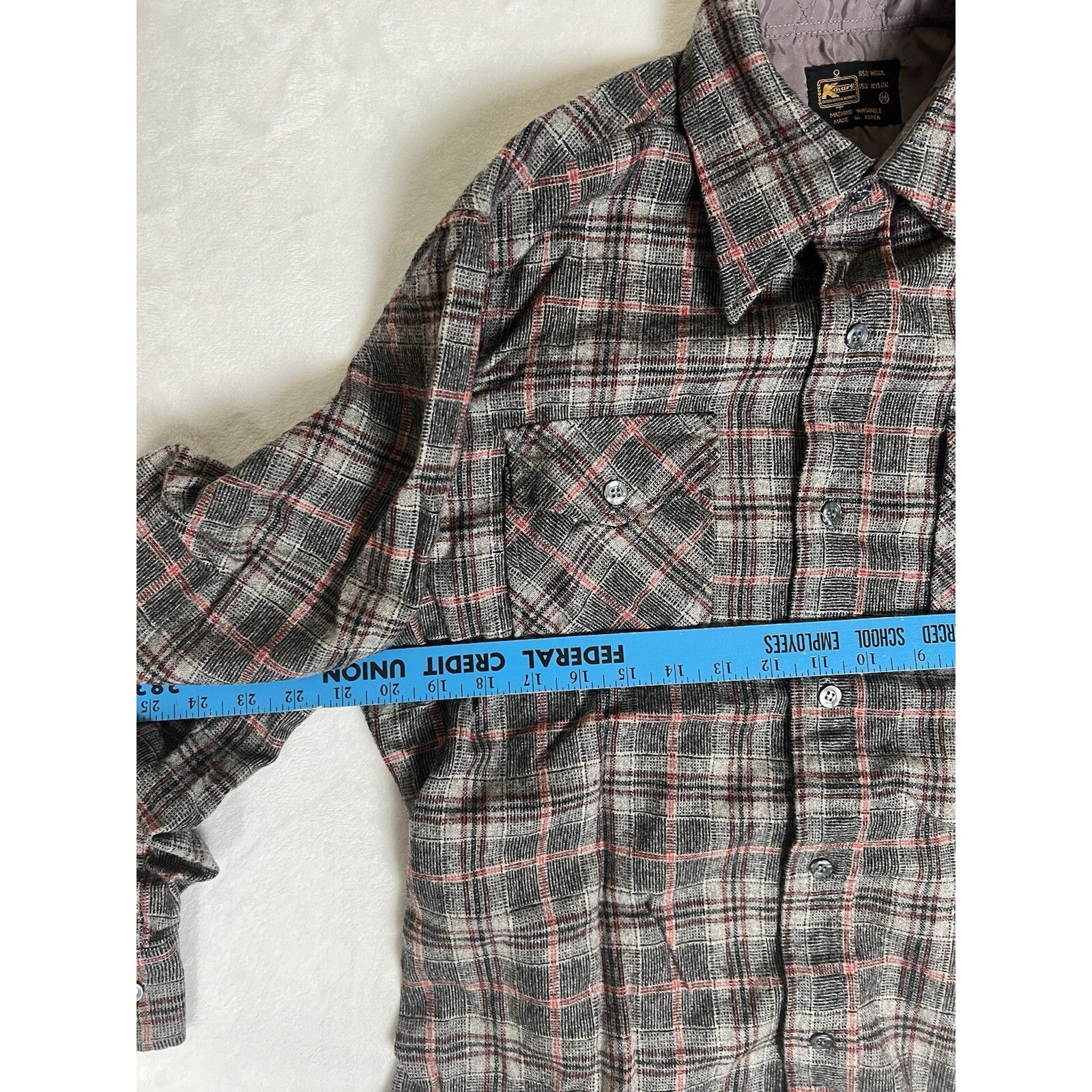 Other Vintage K-Mart Flannel Long Sleeve Button Up Plaid Size Medi Size US M / EU 48-50 / 2 - 4 Thumbnail