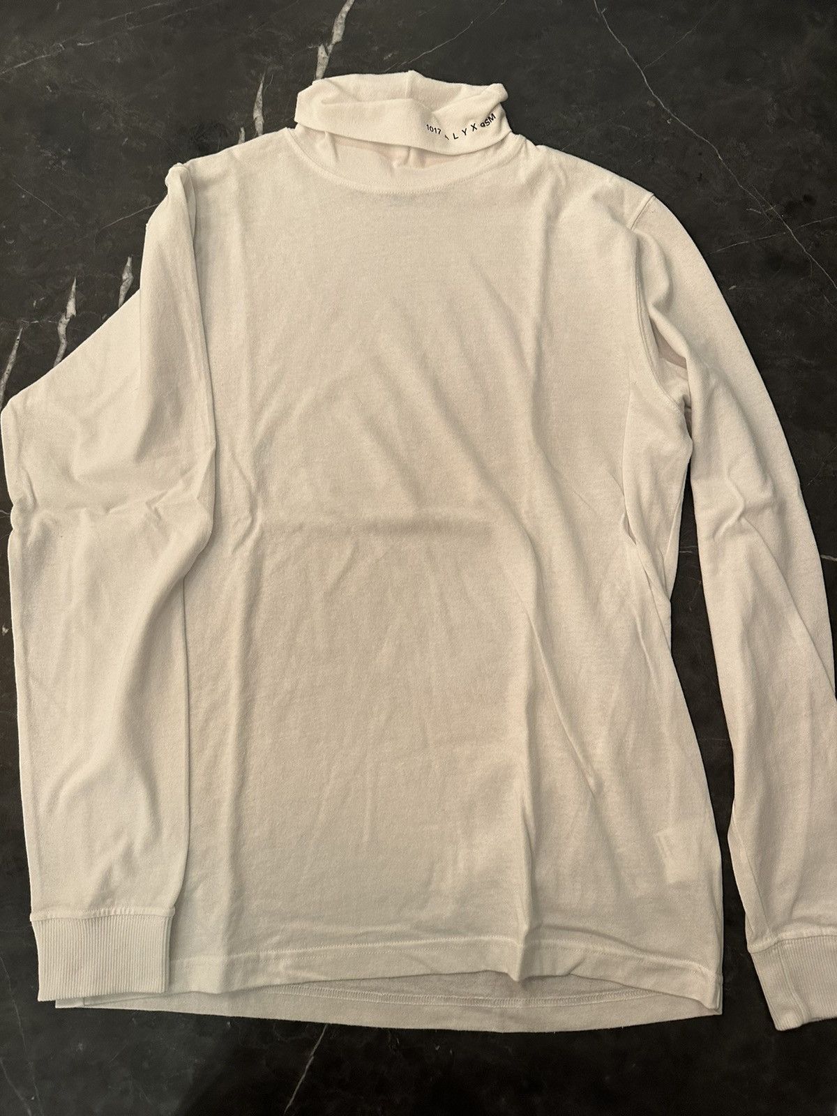 image of 1017 Alyx 9Sm Alyx Turtleneck Longsleeve Shirt in White, Men's (Size Small)