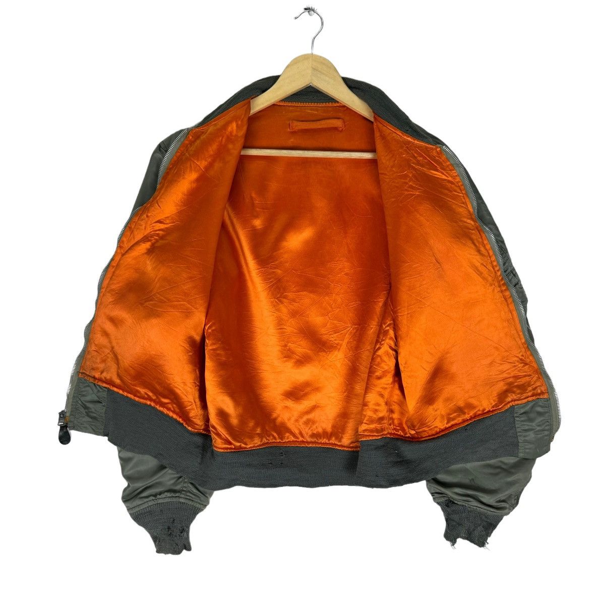 Alpha Industries ⚡️70s ALPHA INDUSTRIES FLYER MA-1 REVERSIBEL BOMBER JACKET Size US M / EU 48-50 / 2 - 8 Thumbnail