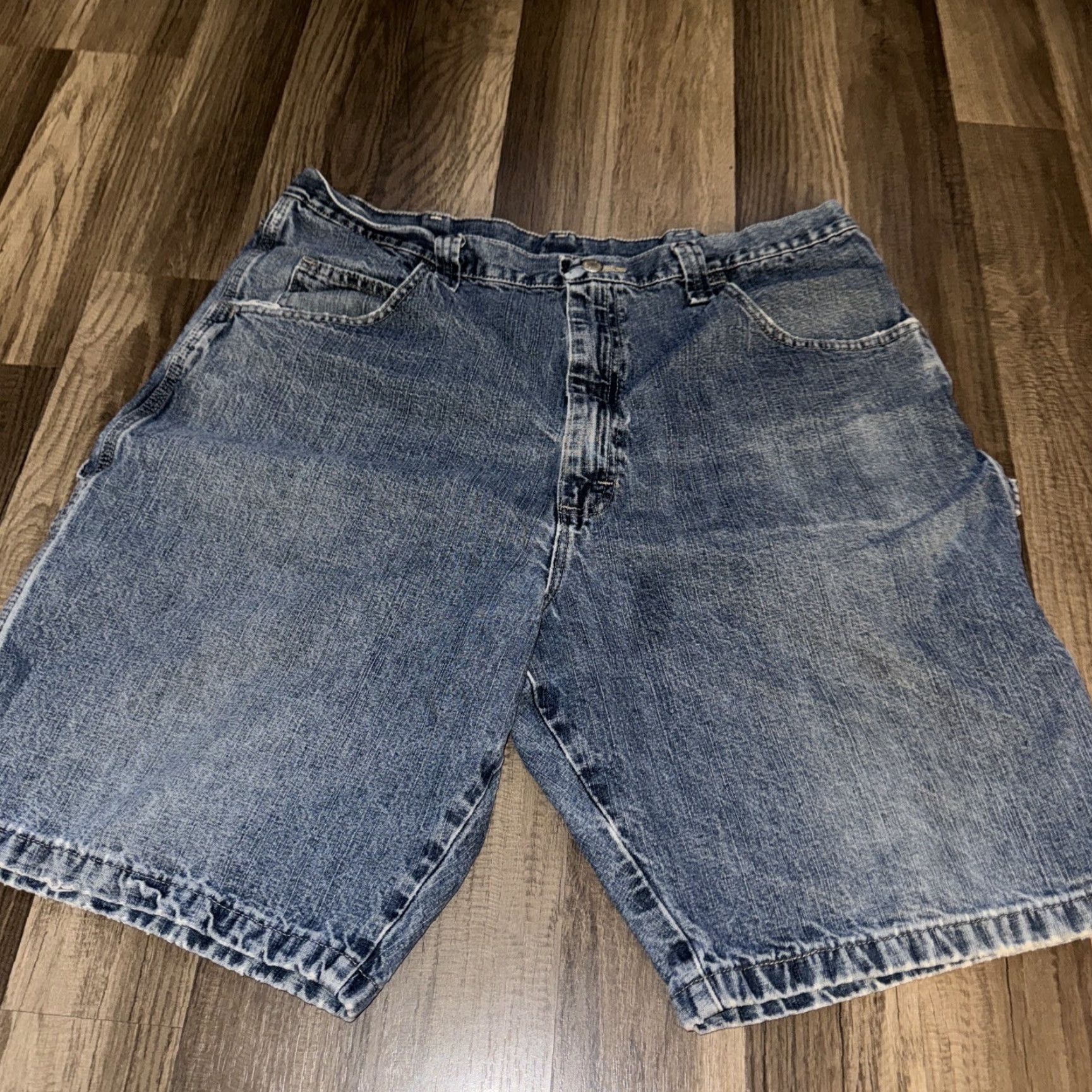 Wrangler VINTAGE Wrangler Jorts Bermuda Shorts Men 36 Blue Carpenter 90s Size US 36 / EU 52 - 2 Thumbnail
