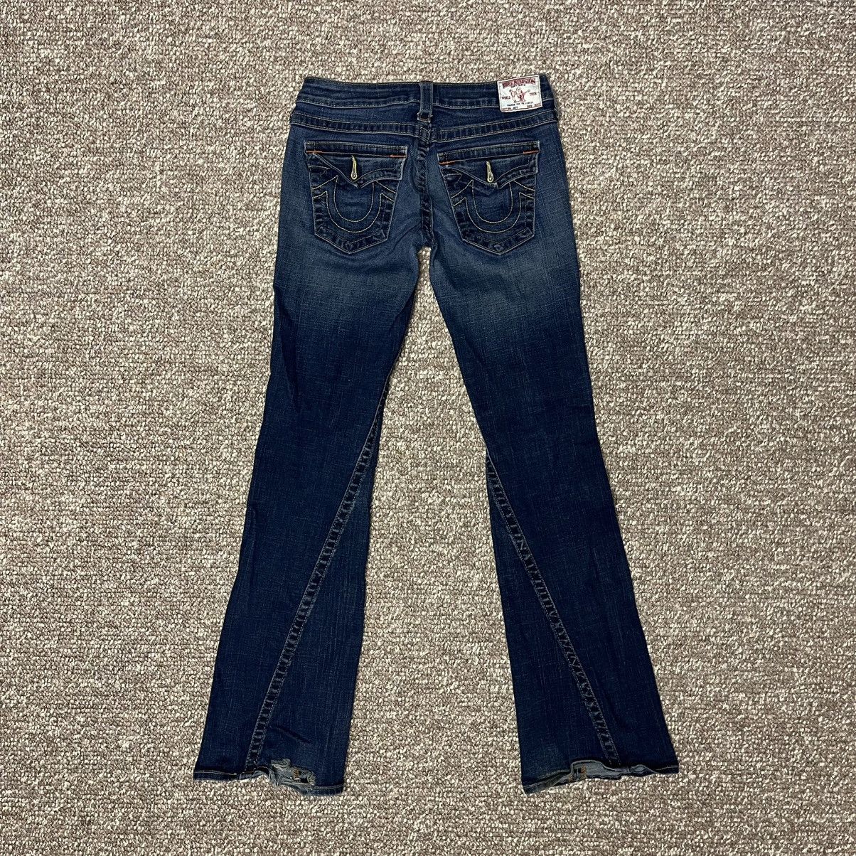 True Religion Y2K TRUE RELIGION Joey Big T Baggy Grunge JNCO Flared Jeans Size 28" / US 6 / IT 42 - 1 Thumbnail