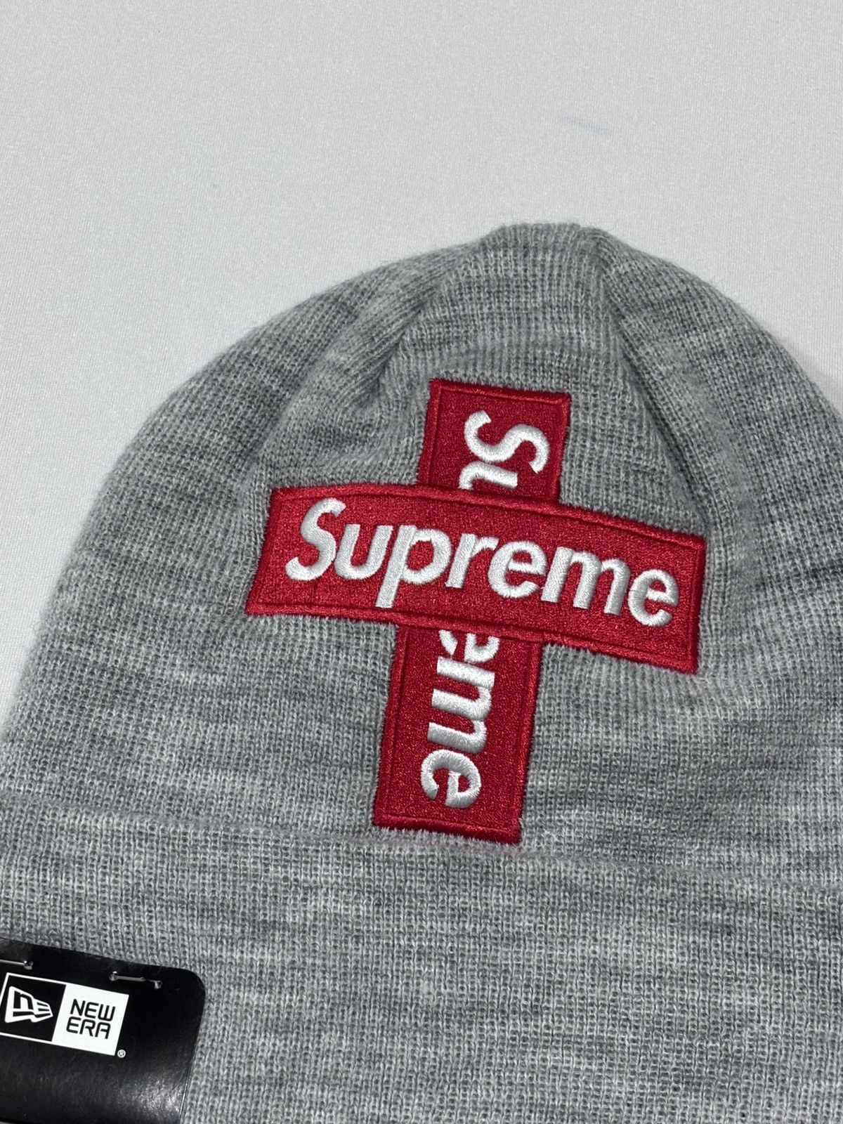 Supreme Supreme New Era Cross Box Logo Beanie Size ONE SIZE - 2 Thumbnail