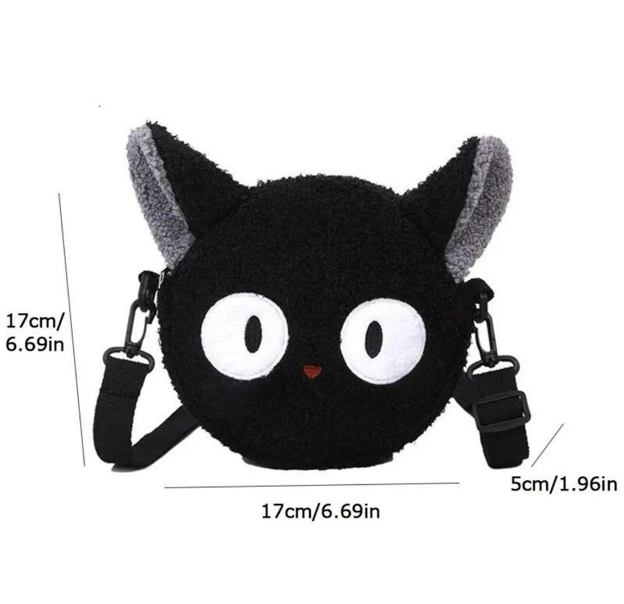 Japanese Brand Black cartoon plush shoulder bag Size ONE SIZE - 4 Thumbnail