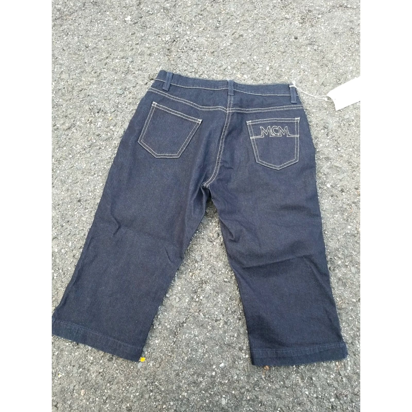 MCM VINTAGE MCM BLUE JEANS CAPRI Pants Women's 27x15.5 Capri 90s Jeans Straight Womens Size 27" / US 4 / IT 40 - 5 Thumbnail