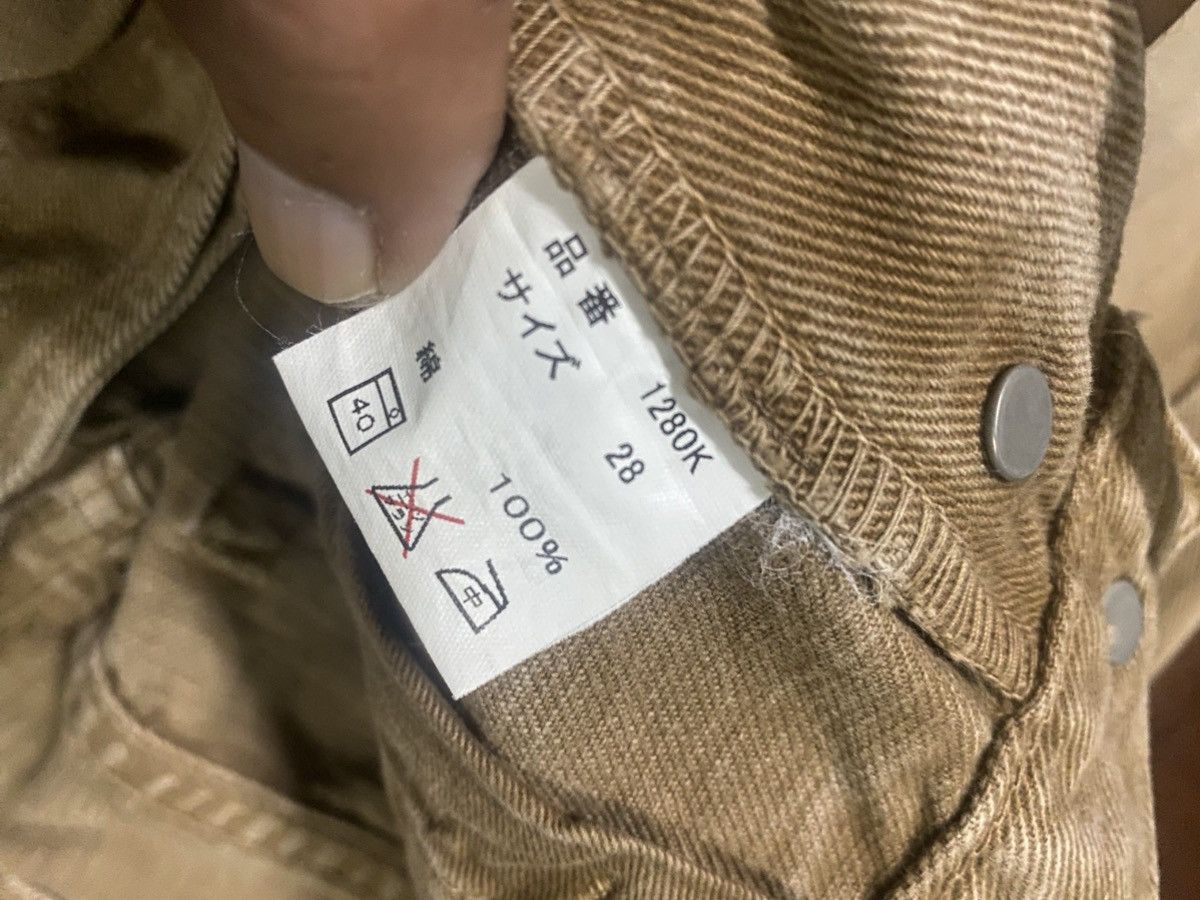 Full Count & Co. Rare fullcount 1280 k slim Straight Denim Jeans brown faded Size US 29 - 21 Thumbnail