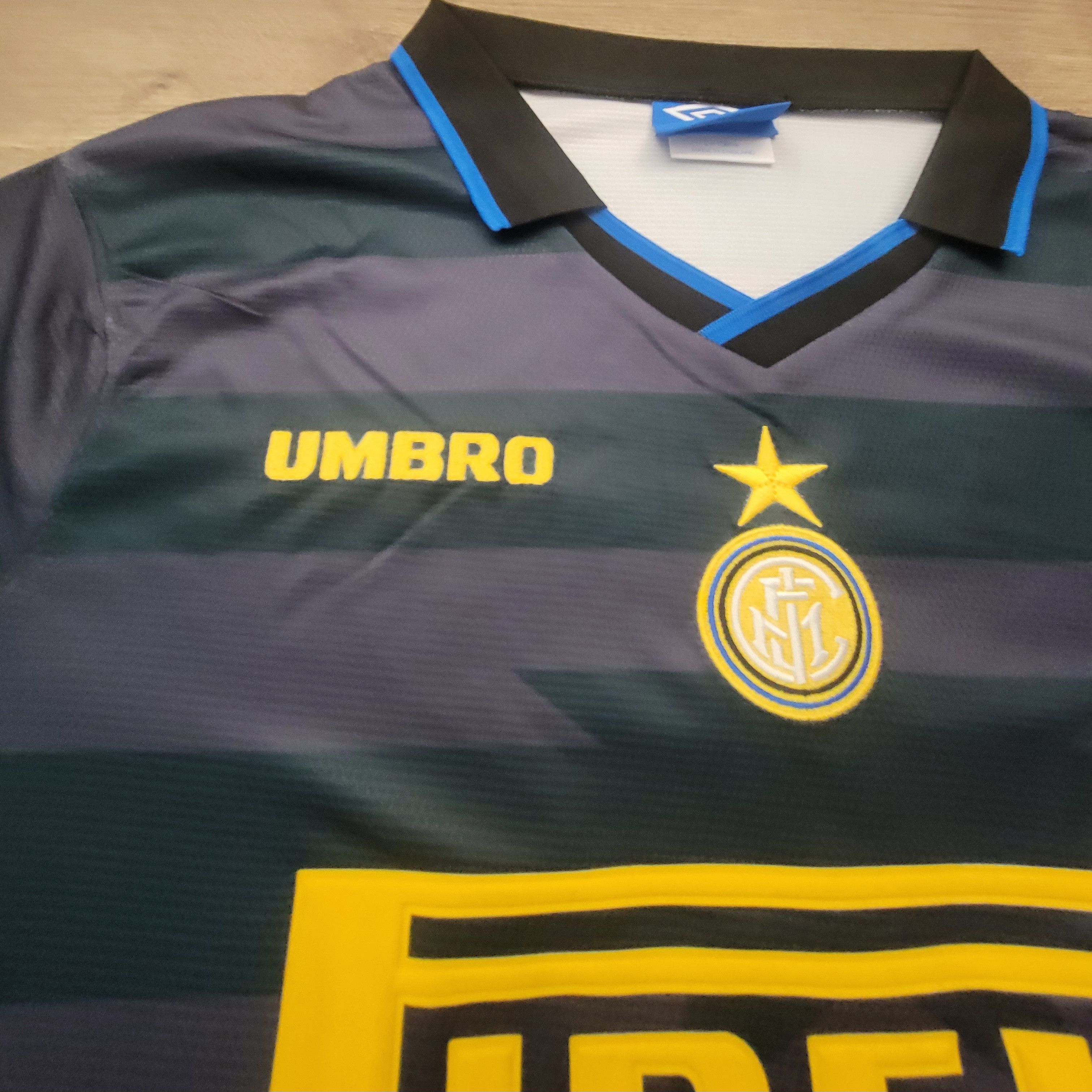 Other Ronaldo 9 Inter Milan 1997/1998 Vintage Soccer Jersey trikot Size US L / EU 52-54 / 3 - 4 Thumbnail