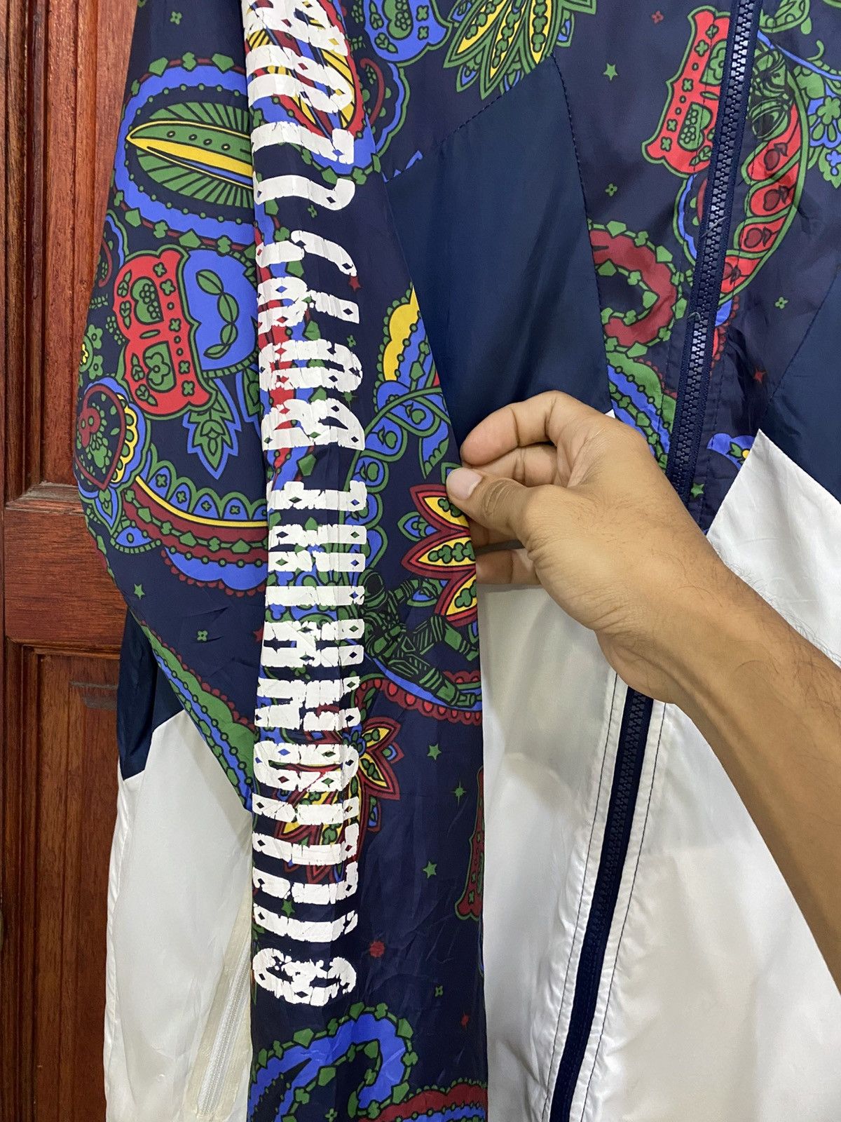 Billionaire Boys Club Billionaire Boys Club Paisley Nylon Jacket Size US XL / EU 56 / 4 - 7 Thumbnail