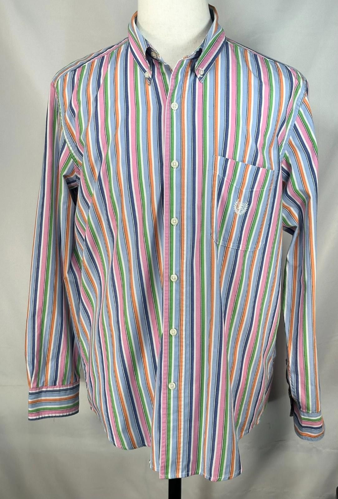 Chaps Ralph Lauren Chaps Easy Care Cotton Blend Oxford Mens Large Size US L / EU 52-54 / 3 - 1 Thumbnail