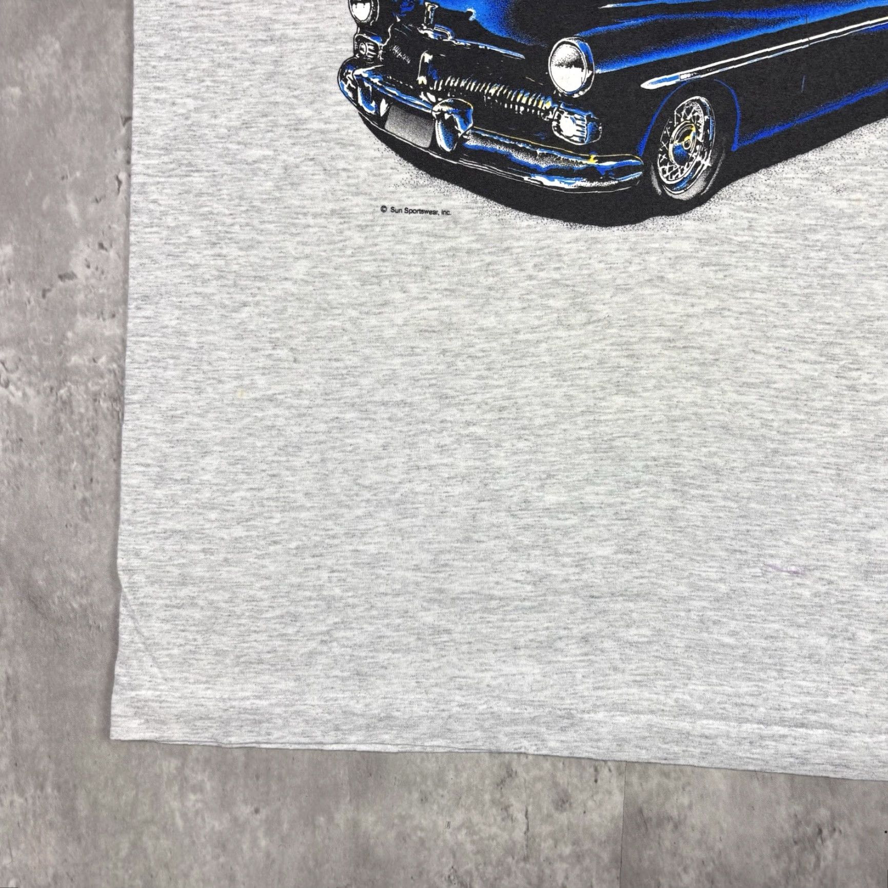 Vintage VINTAGE Classic Cars Art T Shirt XL Gray Short Sleeve Mens 60s 90s Lightning McQueen Crew Neck Cotton Size US XL / EU 56 / 4 - 7 Thumbnail