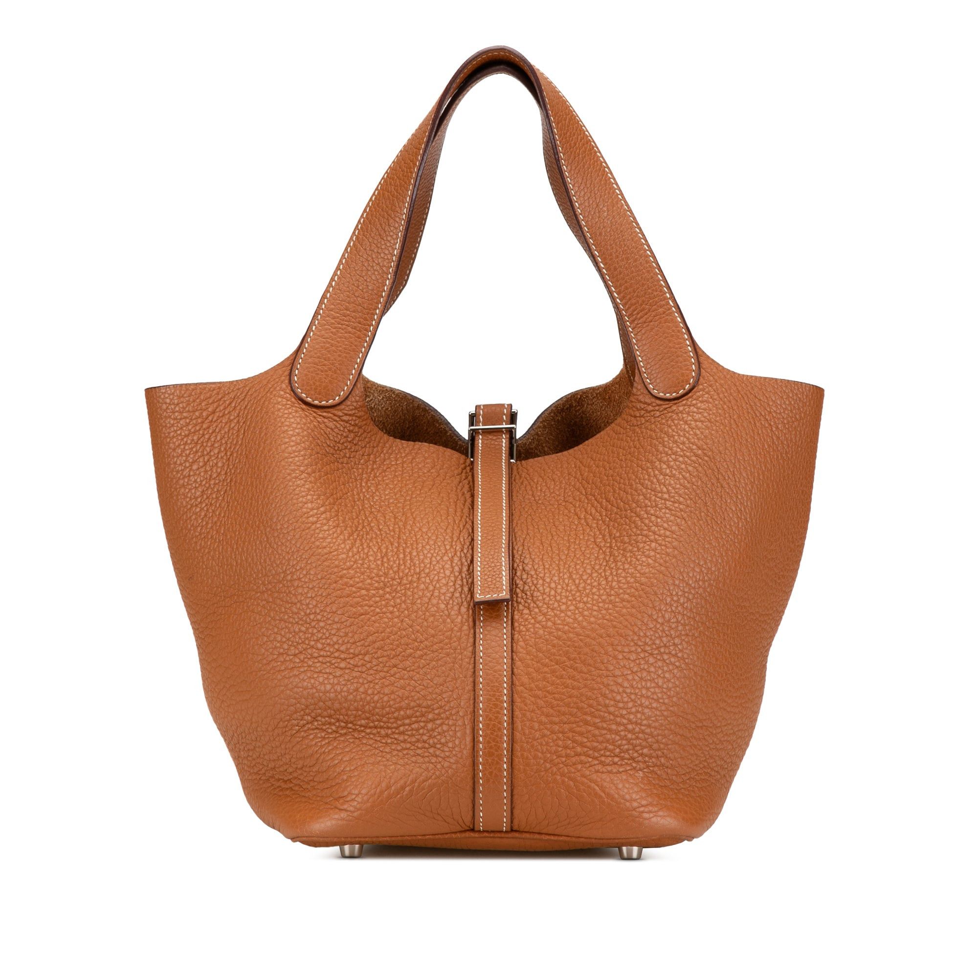 Hermes Hermès Clemence Picotin 22 Brown Size ONE SIZE - 1 Thumbnail