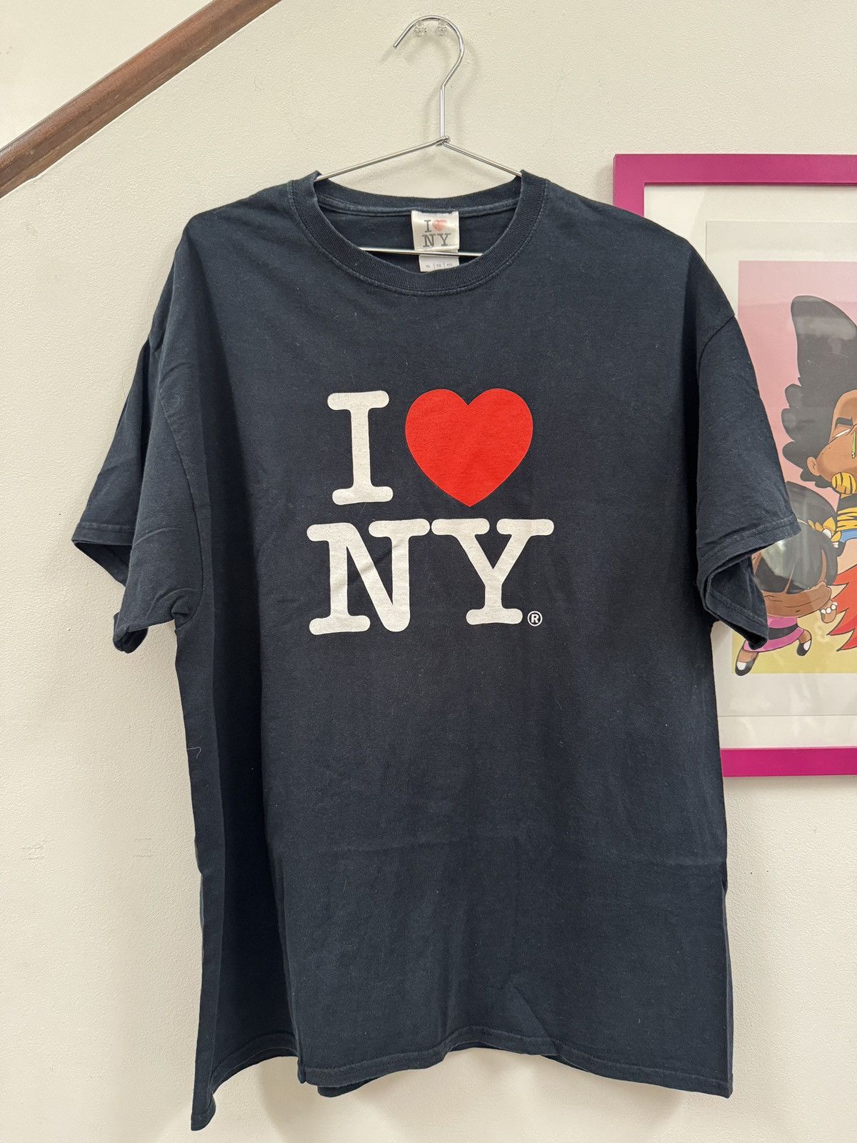I Love NY Vintage I Heart Love NY T Shirt XL 90s Y2K Stussy Skate Size US XL / EU 56 / 4 - 1 Thumbnail
