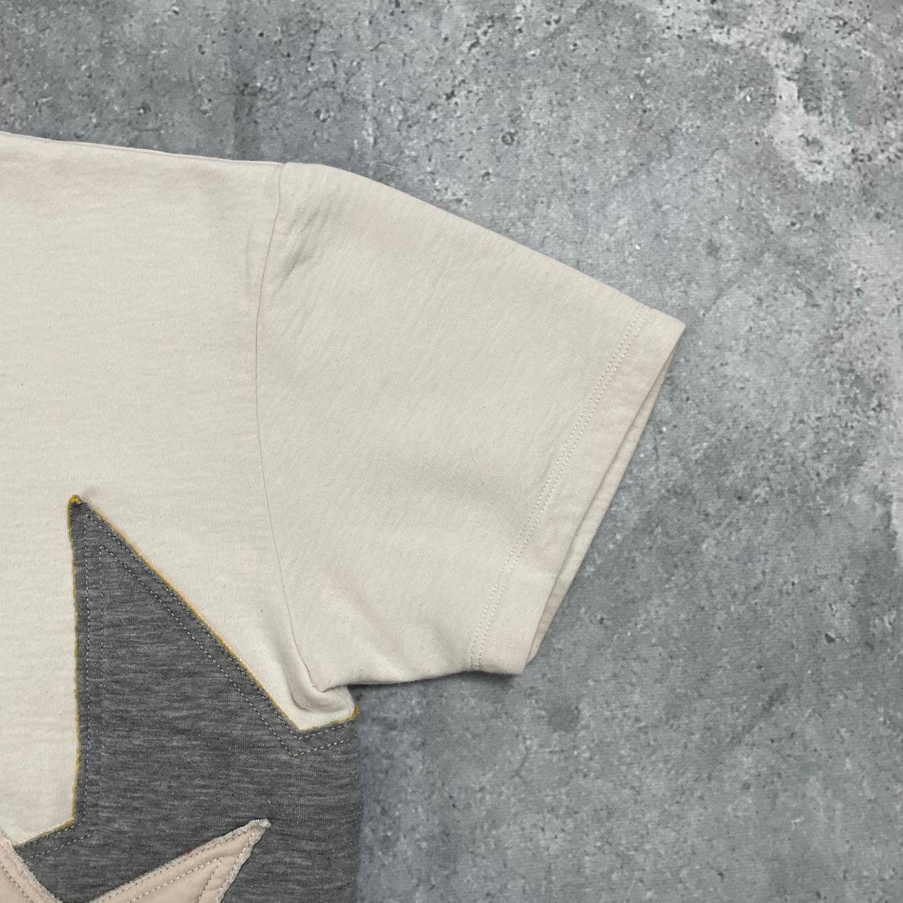 Designer × Stella McCartney Stella McCartney Star Patches Jersey T Shirt Women’s Beige Size XS / US 0-2 / IT 36-38 - 13 Thumbnail