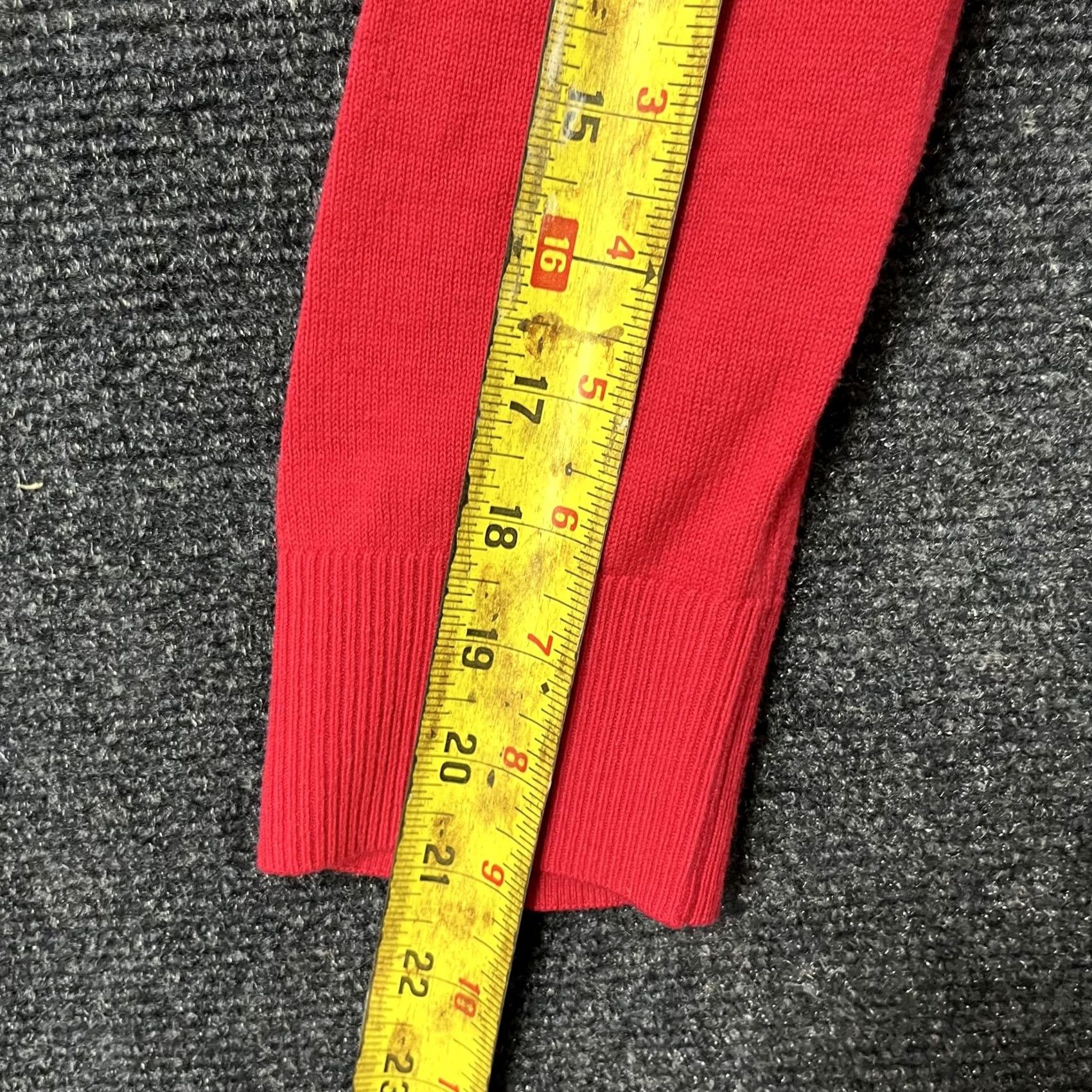Banana Republic Banana Republic Sweater Mens XL Red Forever Crewneck Pullover Knit Lightweight Size US XL / EU 56 / 4 - 5 Thumbnail