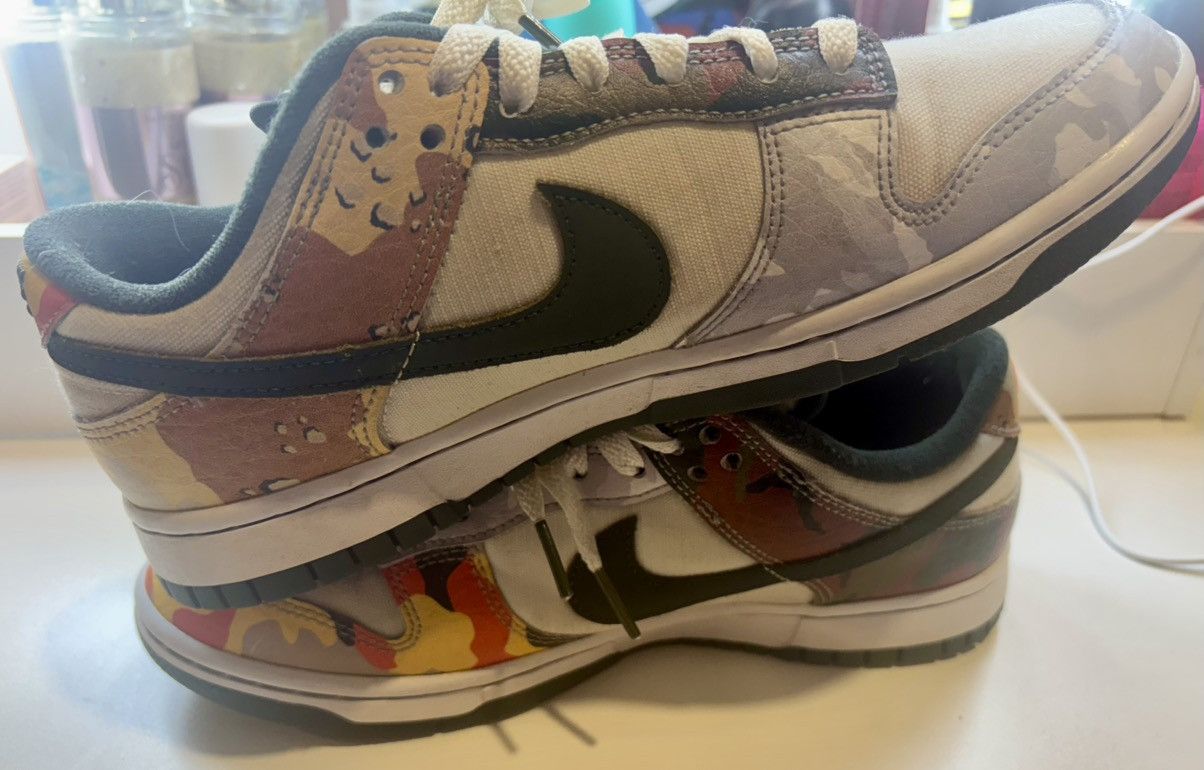 Nike Nike Dunk Low Multi Camo Size US 7.5 / EU 40-41 - 4 Thumbnail